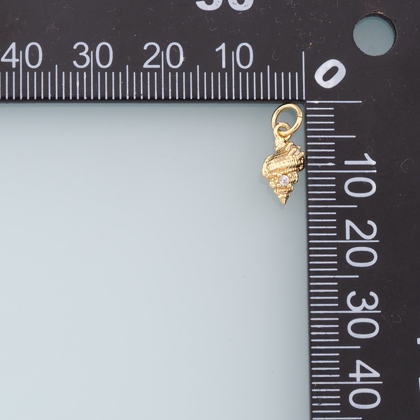Gold Conch Charms,18K Gold Filled Conch Shell Pendant,Silver Conch Shell Charm Bracelet Necklace for DIY Jewelry Making Supply