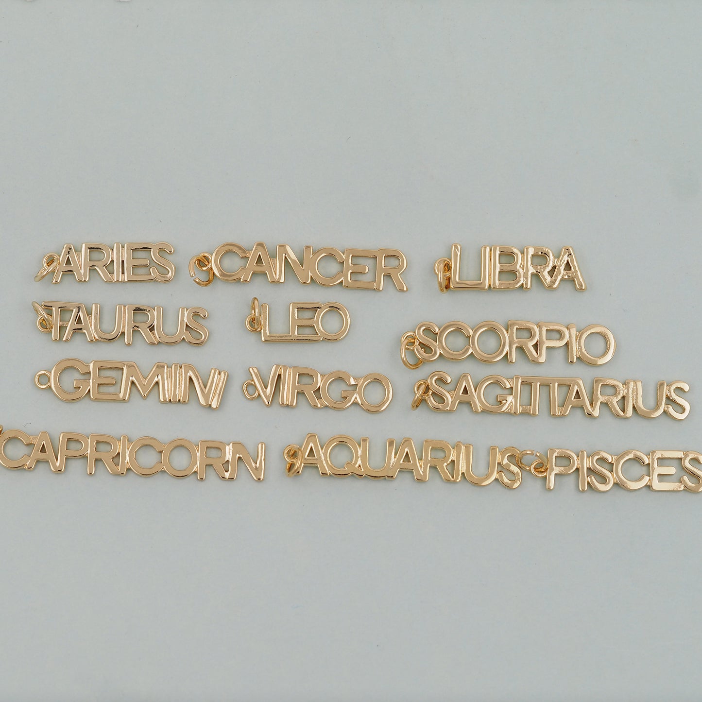 18K Gold Filled Zodiac Constellation Charms,Zodiac Symbol,Horoscope Charm,Gold Astrological Zodiac Sign Minimalist Jewelry