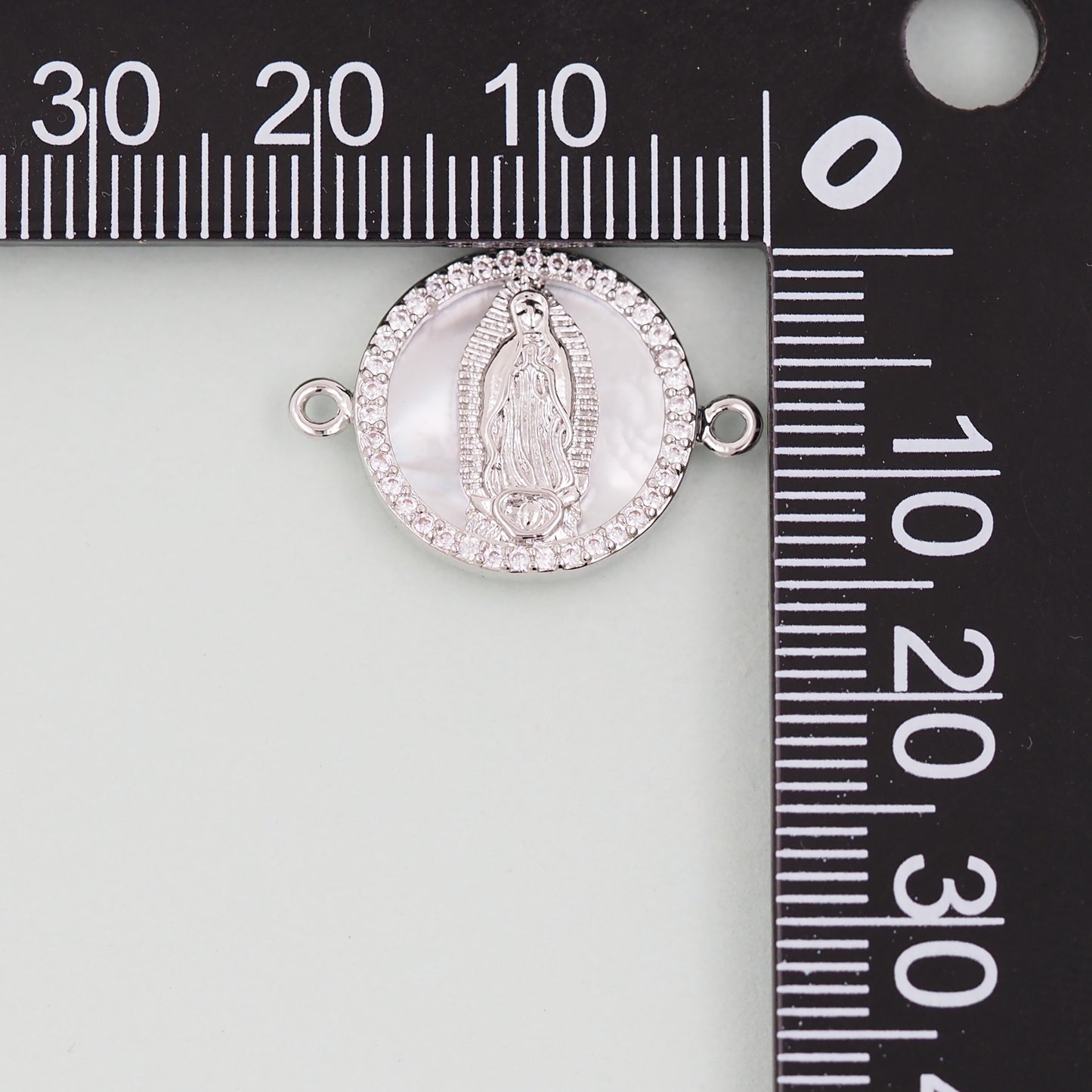 Gold Our Lady of Guadalupe Charms,18K Gold Filled virgin mary Pendant Charm Bracelet Necklace for DIY Jewelry Making Supply