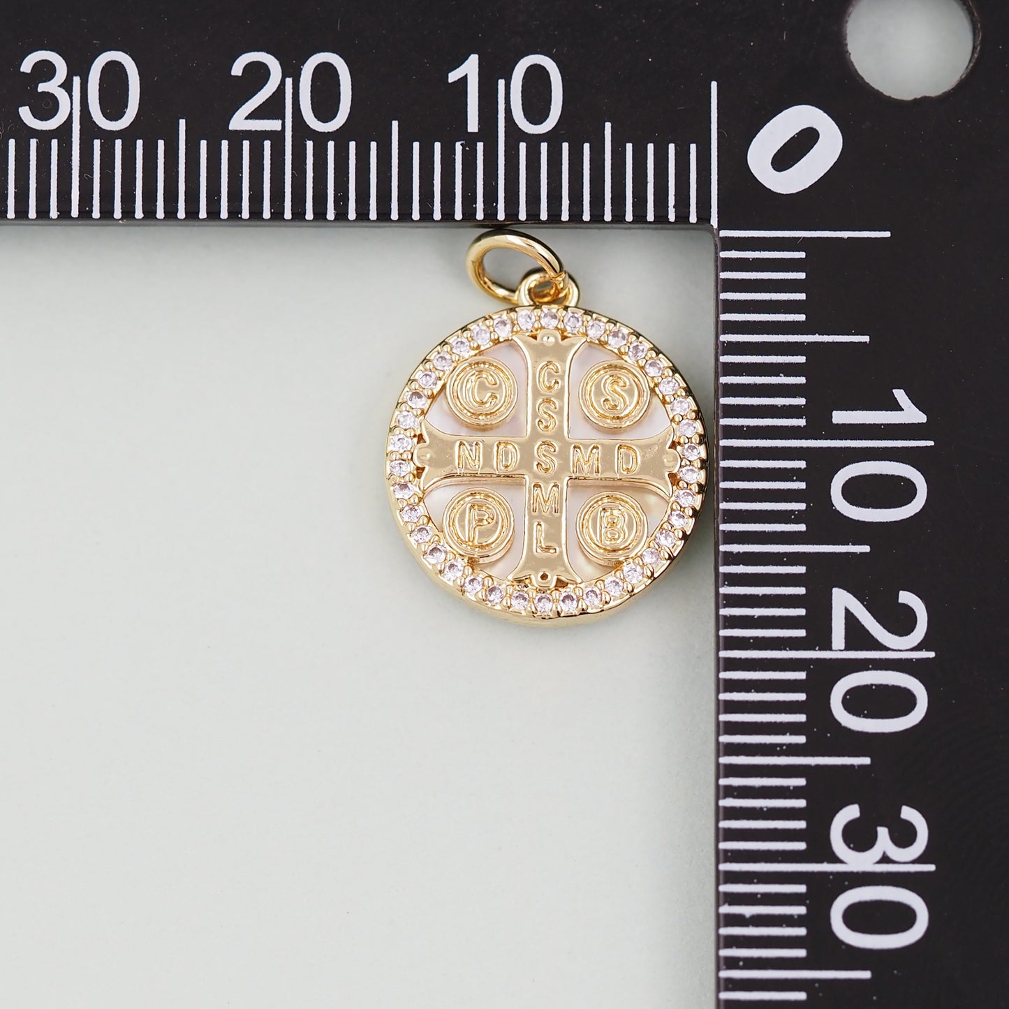 Gold religion Charms,18K Gold Filled religion Pendant,Cross Charm Bracelet Necklace for DIY Jewelry Making Supply