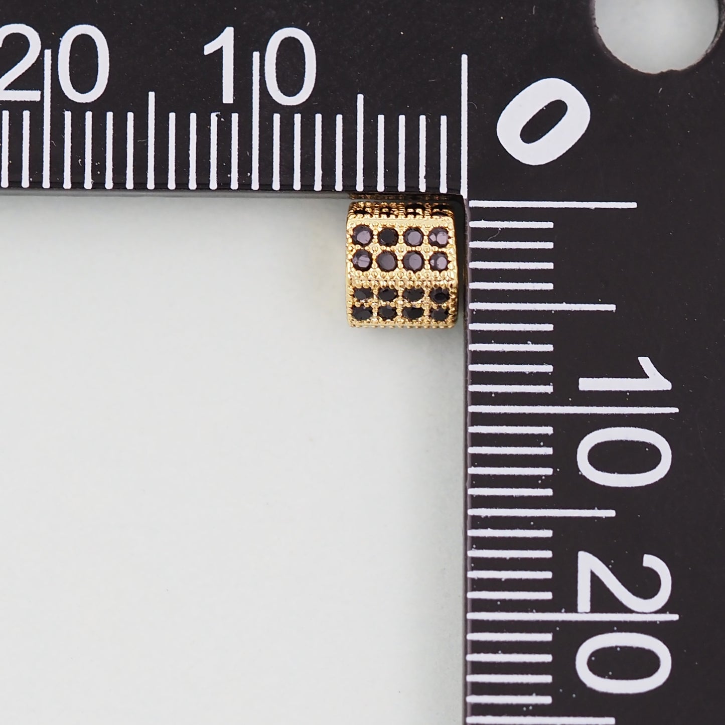 Gold hexagon Beads Charms,18K Gold Filled hexagon spacer beads Bracelet Necklace for DIY Jewelry Making Supply 6mm