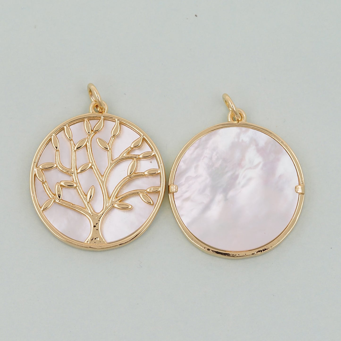Gold tree of Life Charms,18K Gold Filled tree of Life Pendant,Silver tree of Life Charm Bracelet Necklace for DIY Jewelry Making Supply