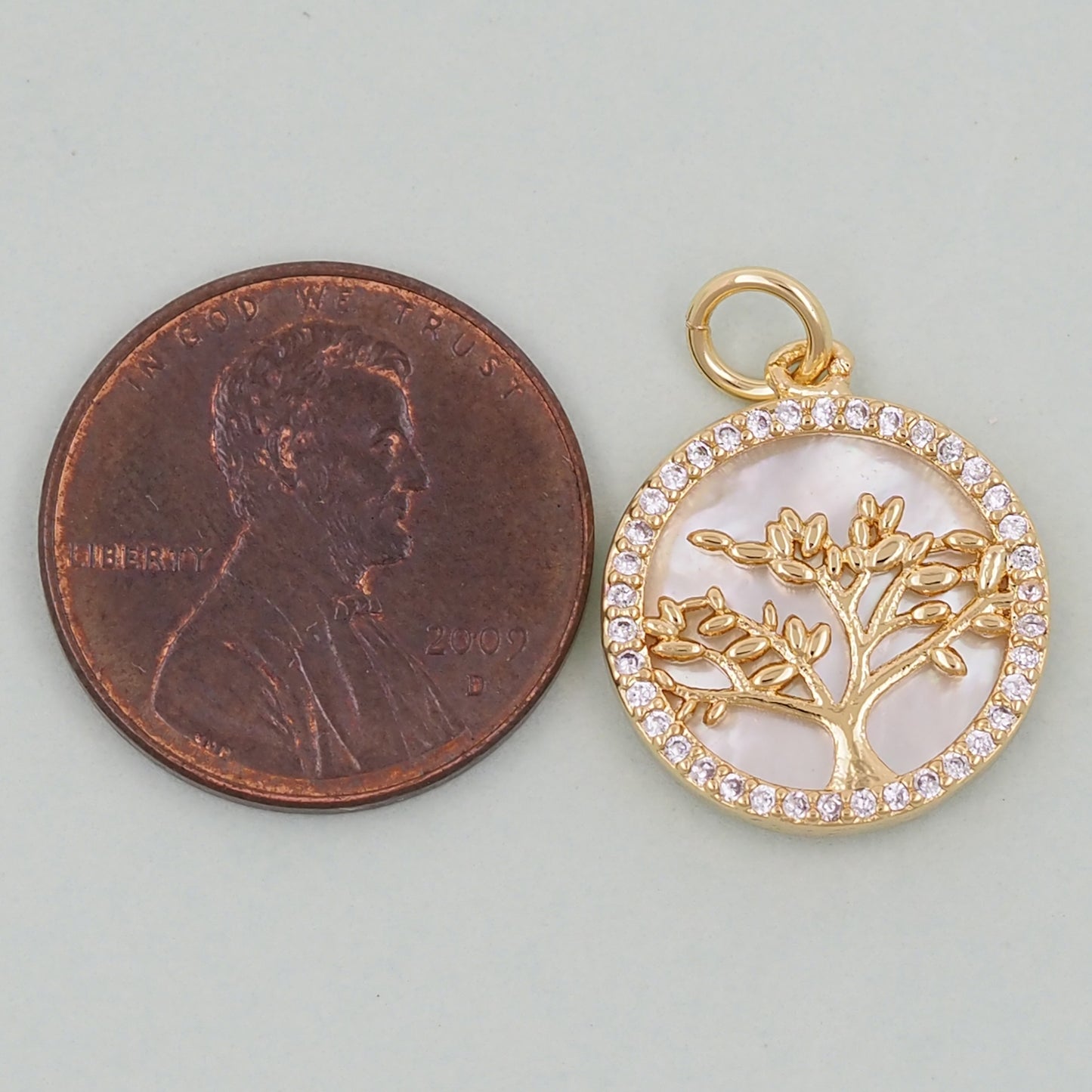 Gold tree of Life Charms,18K Gold Filled tree of Life Pendant,Silver tree of Life Charm Bracelet Necklace for DIY Jewelry Making Supply