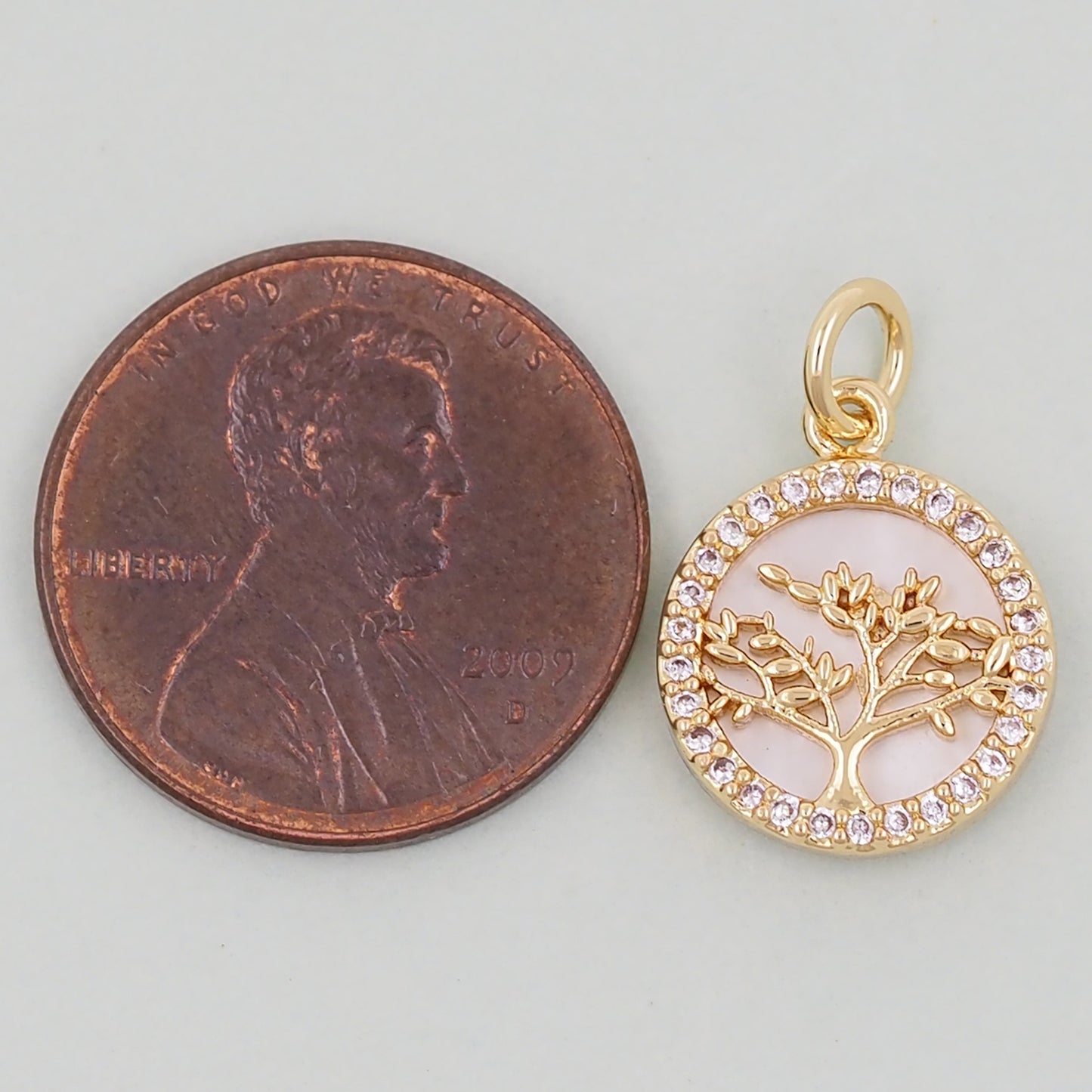 Gold tree of Life Charms,18K Gold Filled tree of Life Pendant,Silver tree of Life Charm Bracelet Necklace for DIY Jewelry Making Supply