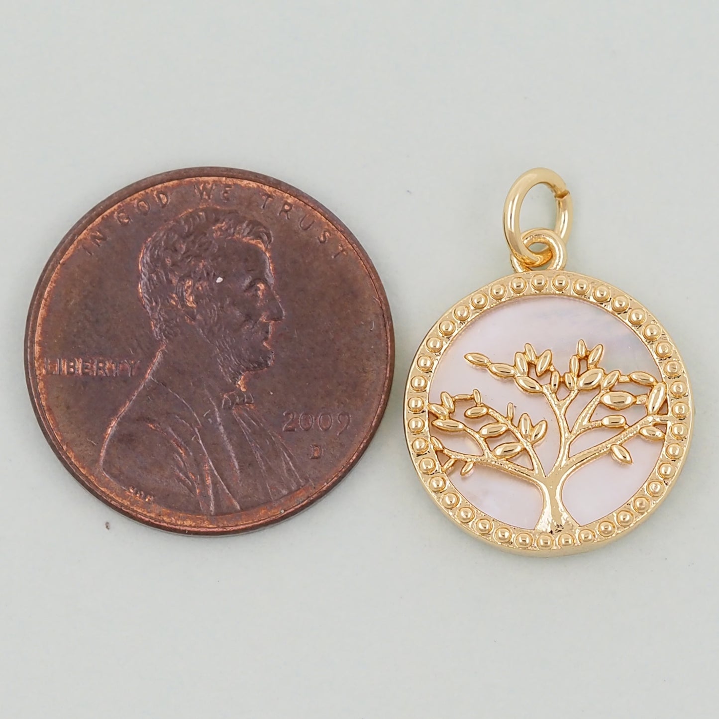 Gold tree of Life Charms,18K Gold Filled tree of Life Pendant,Silver tree of Life Charm Bracelet Necklace for DIY Jewelry Making Supply