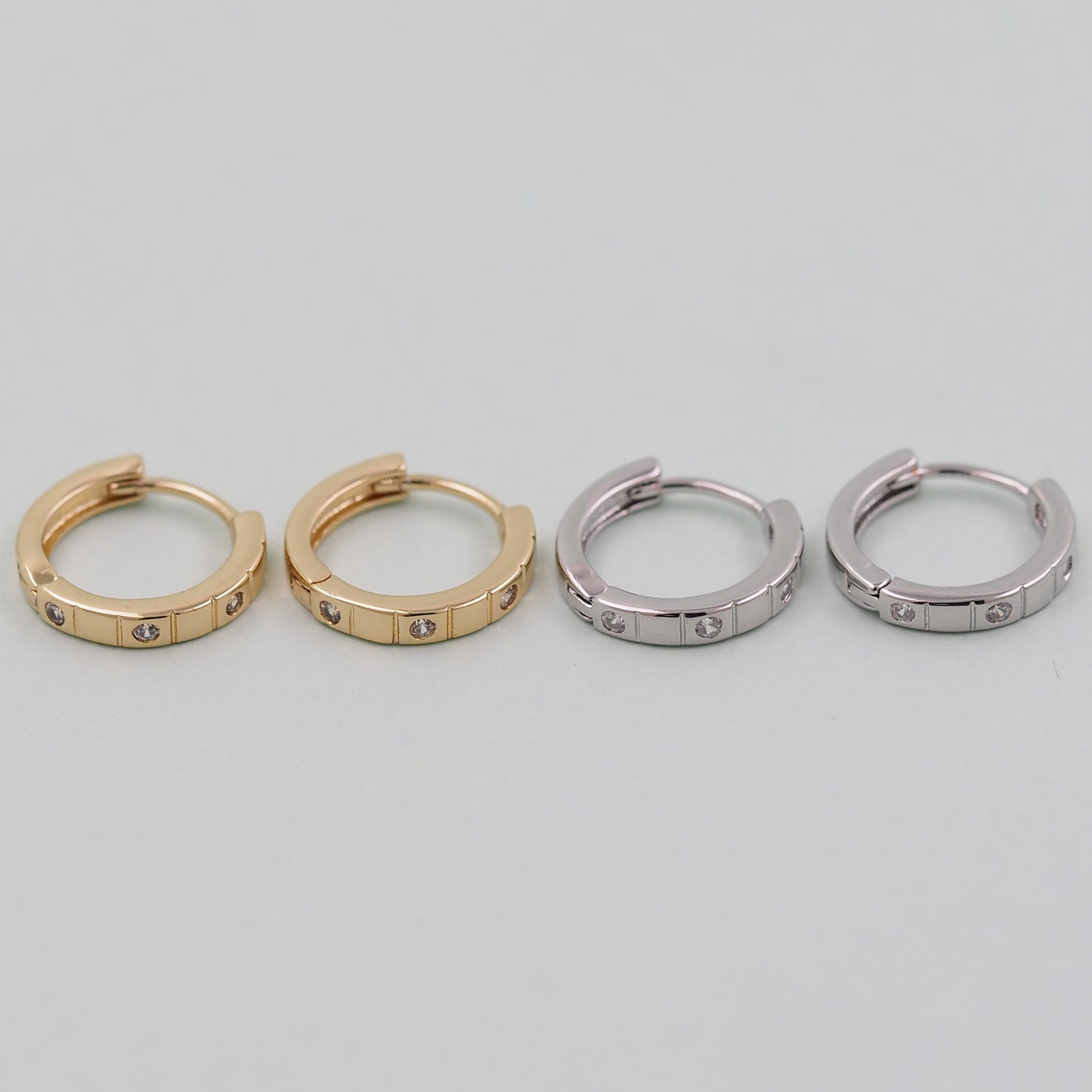 1pair 18K Gold Filled Hoops Earrings,Gold Earrings,Dainty Hoops Huggie,Gold Huggies Hoop Earrings