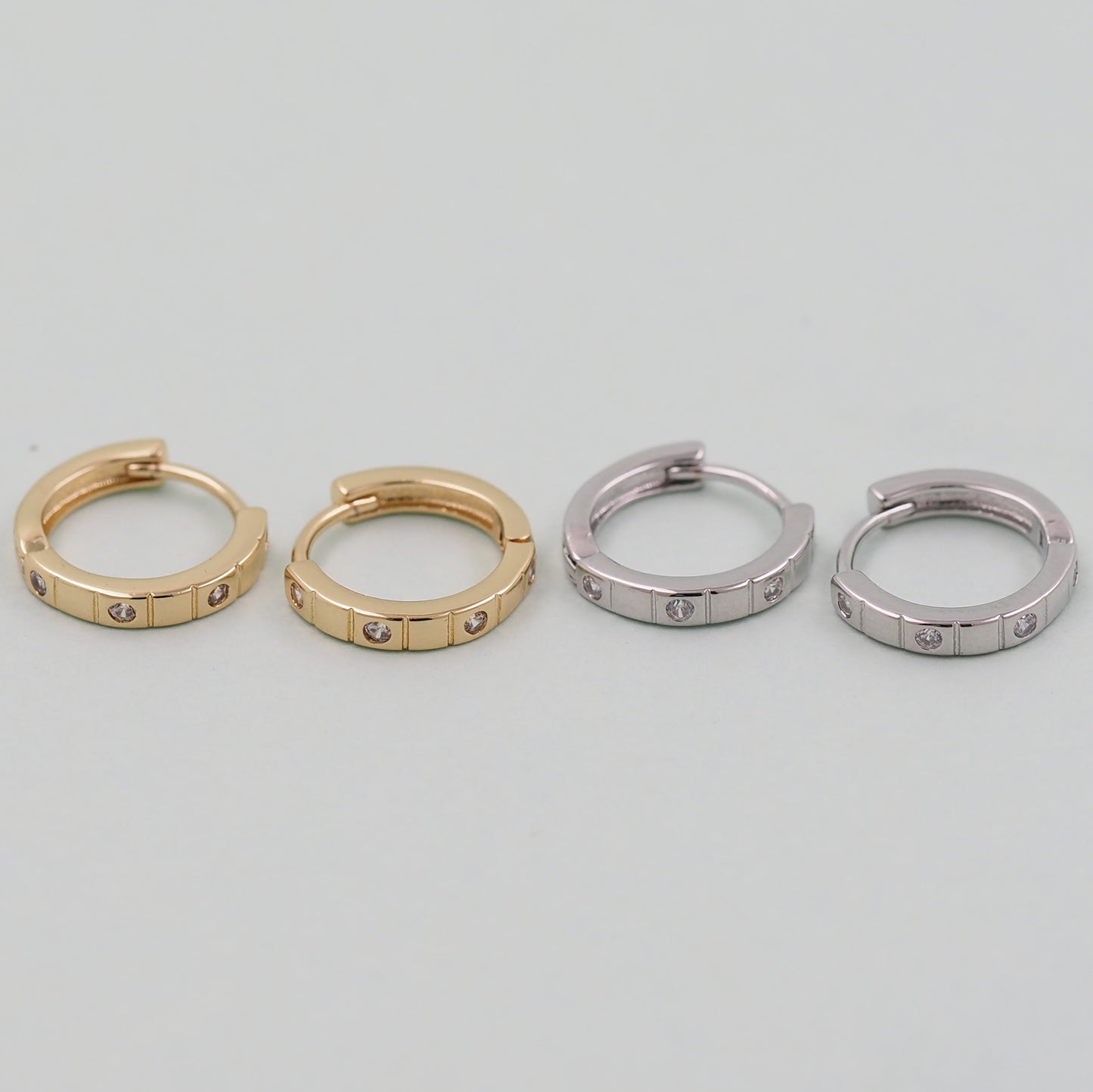 1pair 18K Gold Filled Hoops Earrings,Gold Earrings,Dainty Hoops Huggie,Gold Huggies Hoop Earrings