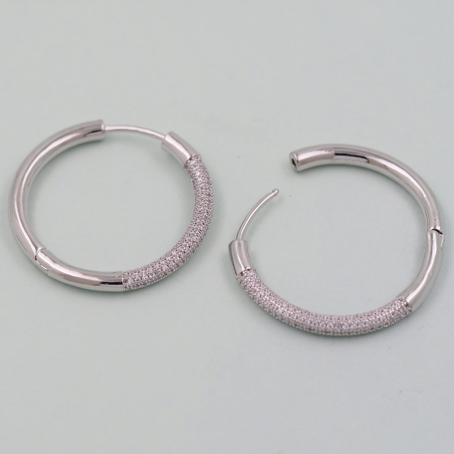 1pair 18K Gold Filled thin Hoops Earrings,Gold Earrings,Dainty Hoops Huggie,Gold Huggies Hoop Earrings 35mm