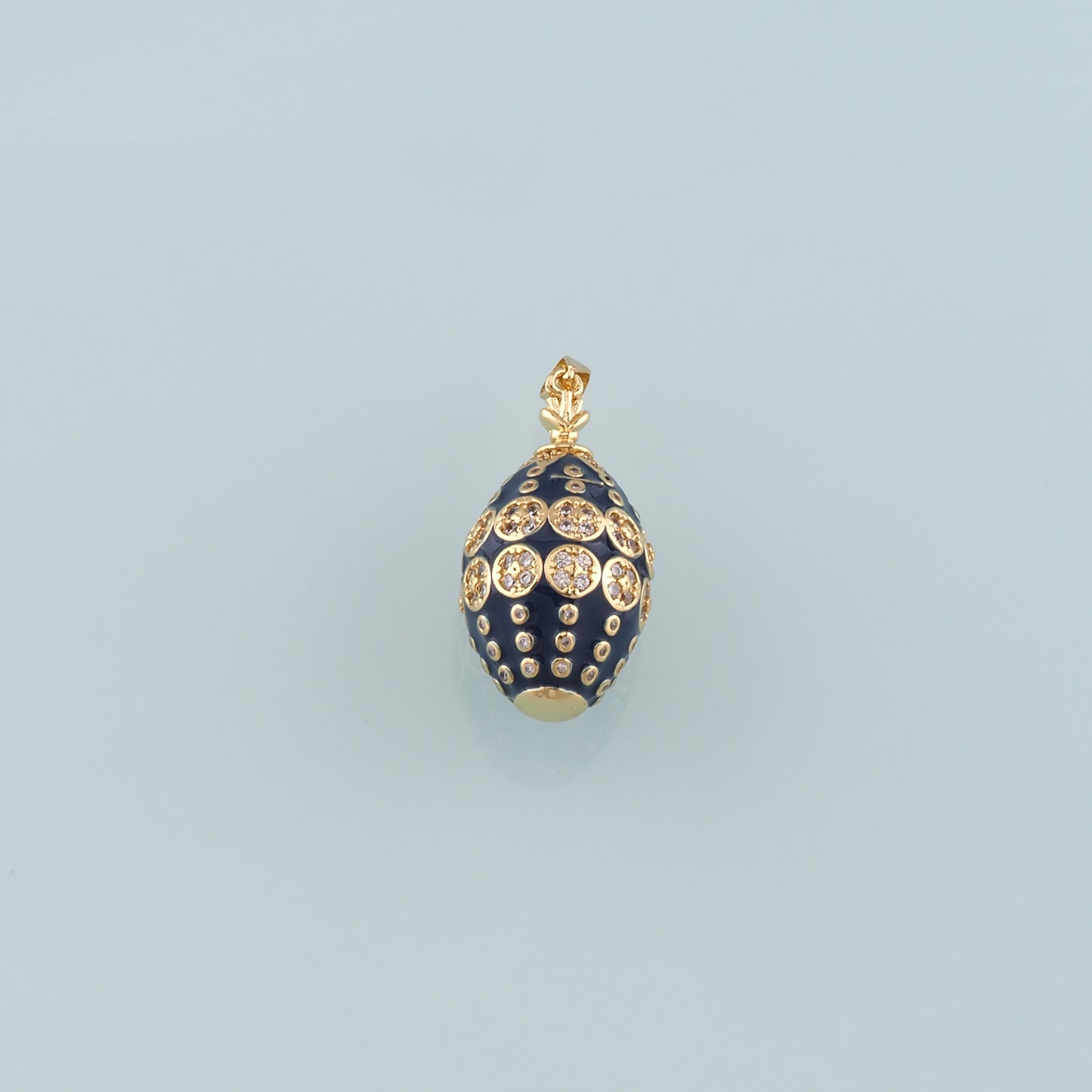 Gold Oval Charm,18K Gold Filled Oval Pendant,Enamel Oval Charm Bracelet Necklace for DIY Jewelry Making Supply