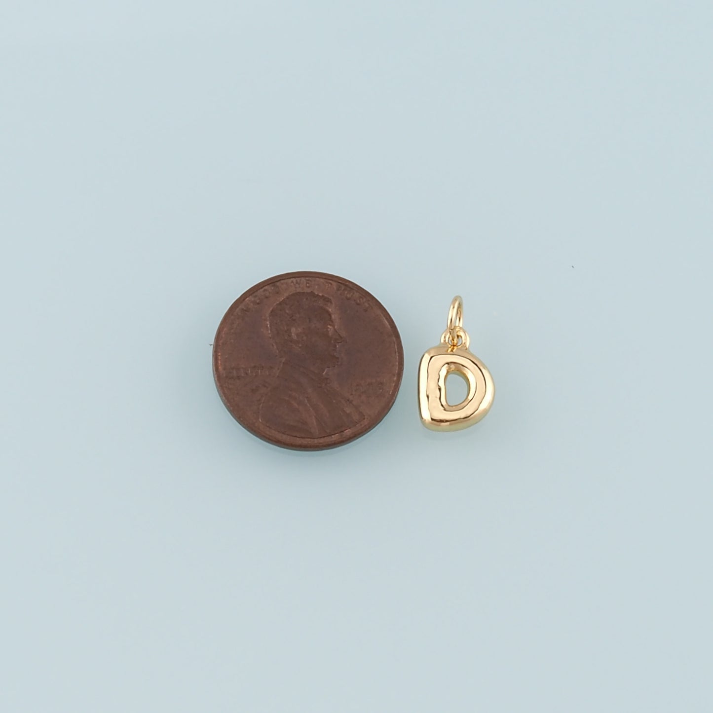 Gold letter Charms,18K Gold Filled letter Pendant,Initial Charm Bracelet Necklace for DIY Jewelry Making Supply