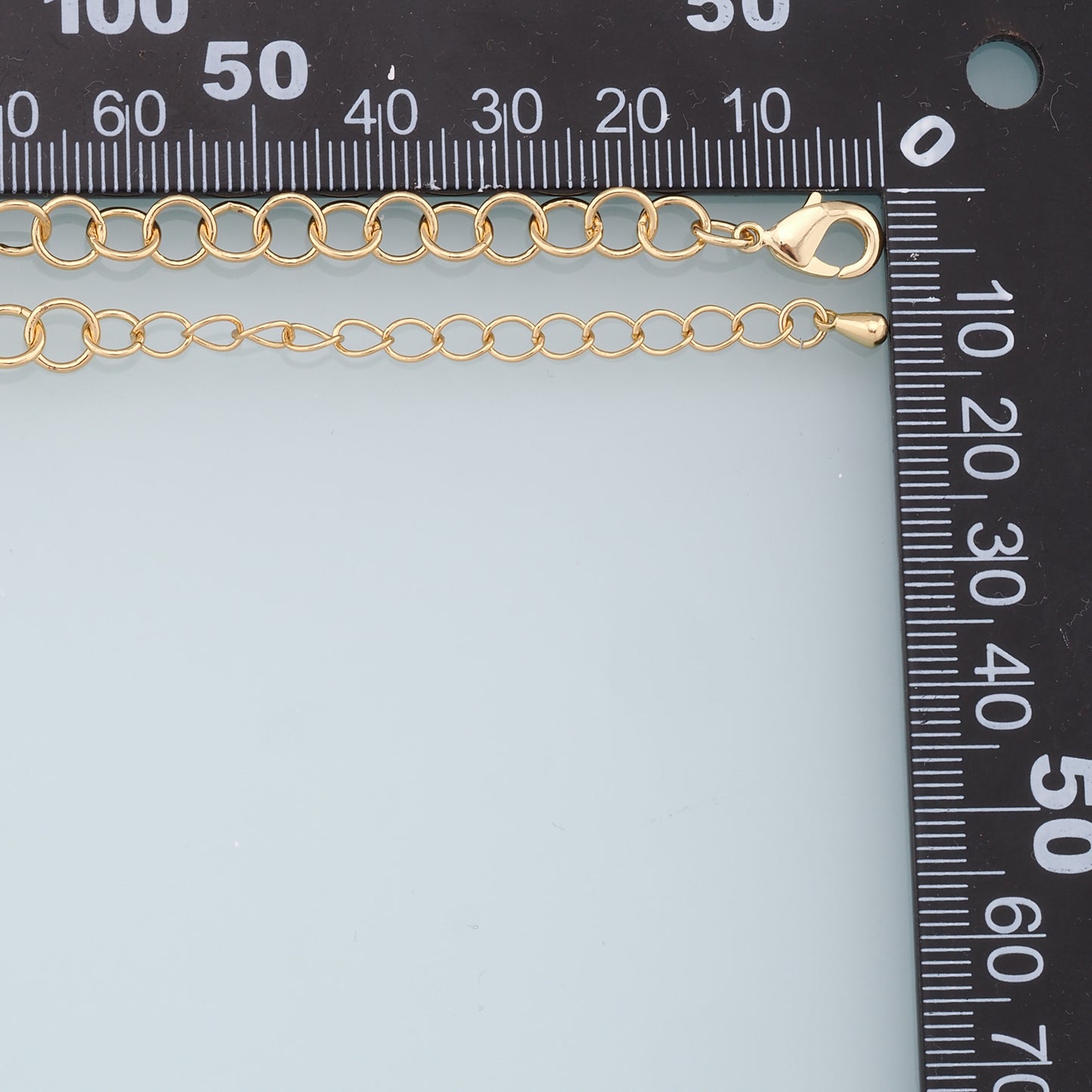 Gold Round Chain,18K Gold Filled Round for Necklace Bracelet DIY Jewelry Making Supply