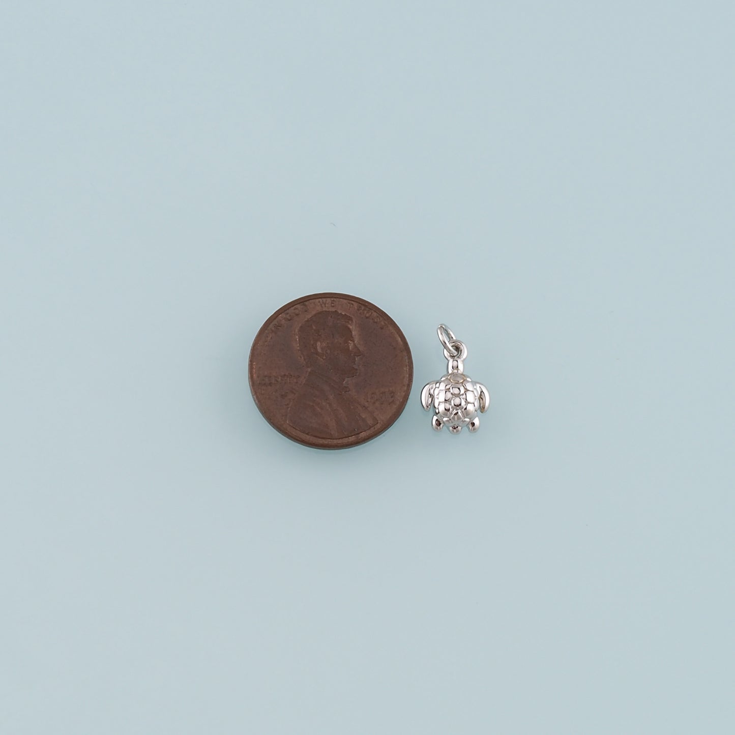 Gold Ocean Charms,18K Gold Filled Turtle Pendant,Turtle Charm Bracelet Necklace for DIY Jewelry Making Supply