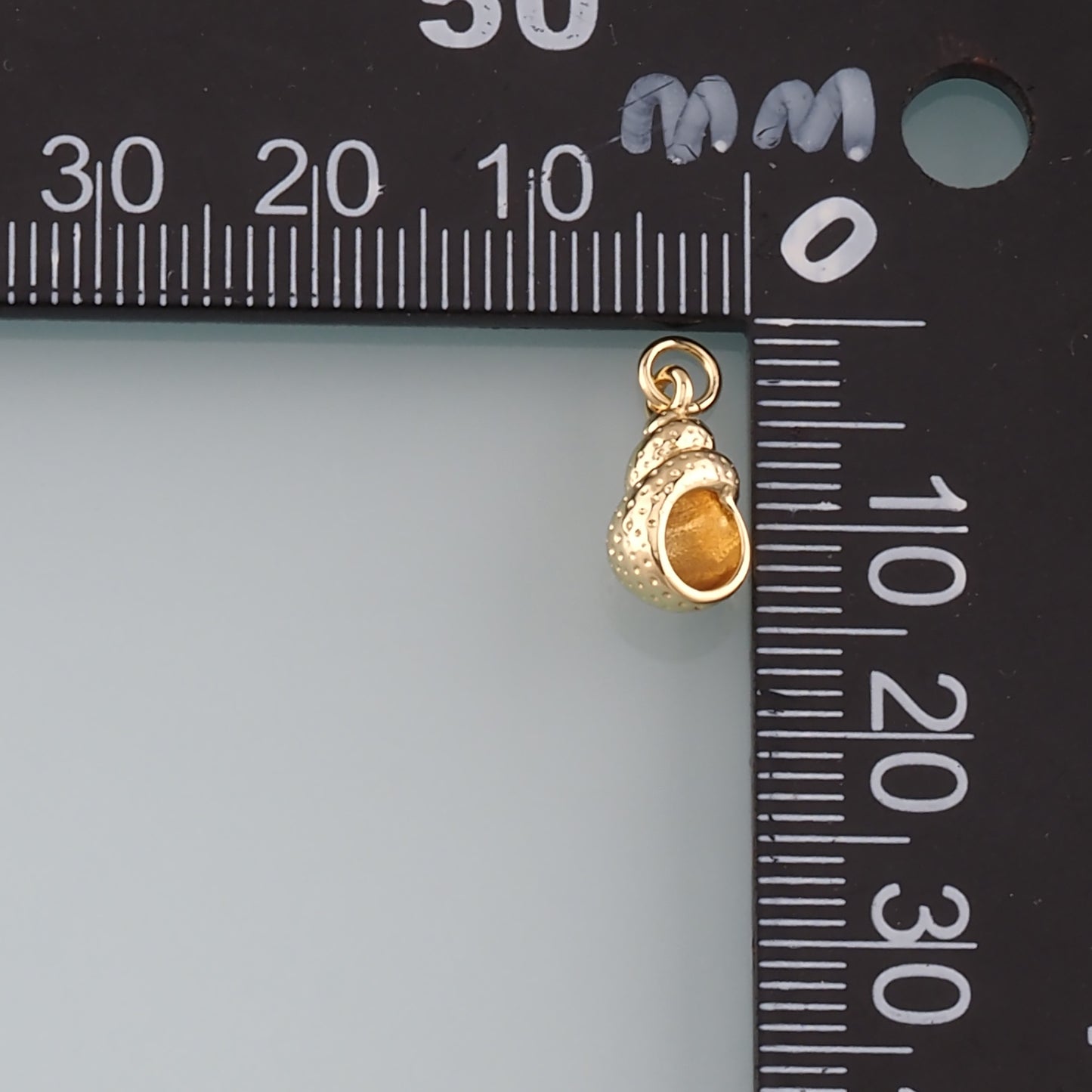 Gold Conch Charms,18K Gold Filled Shell Pendant,Conch Shell Charm Bracelet Necklace for DIY Jewelry Making Supply