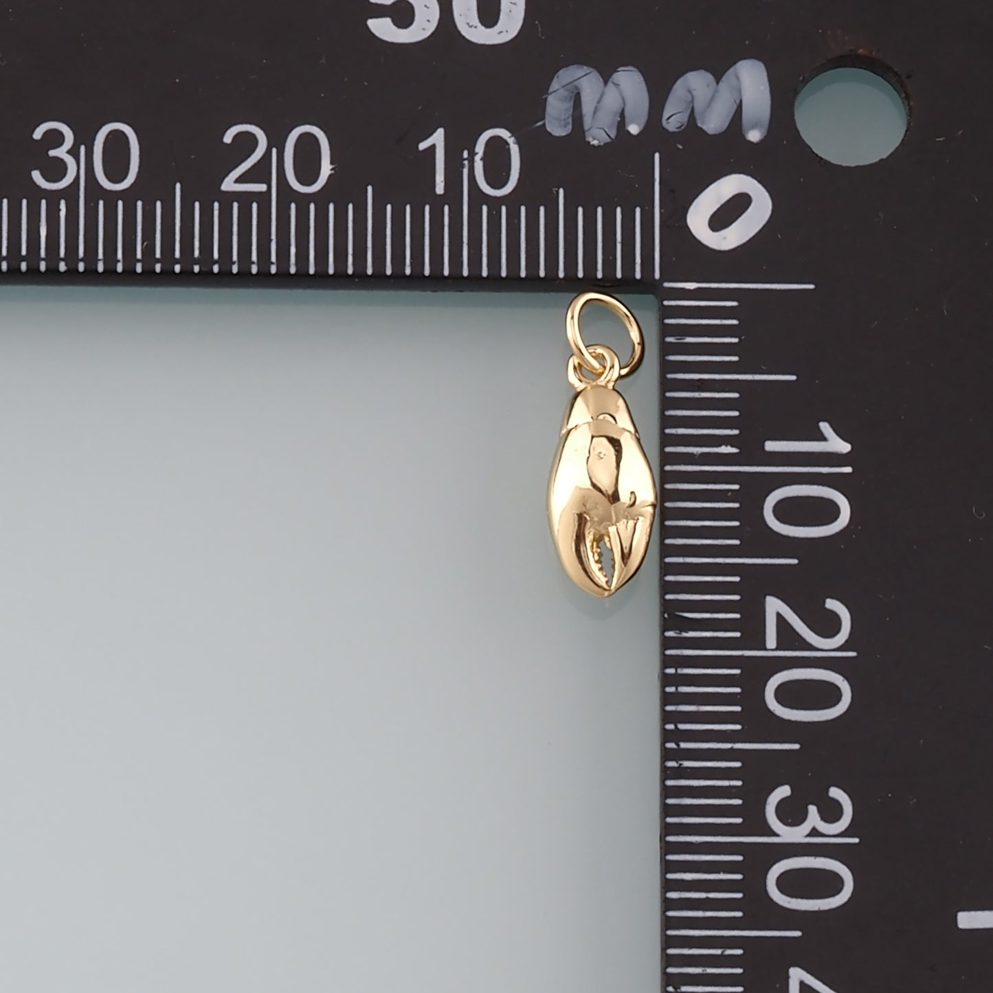 Gold Crab Claws Charms,18K Gold Filled Crab Pendant,Beach Crab Charms Bracelet Necklace for DIY Jewelry Making Supply
