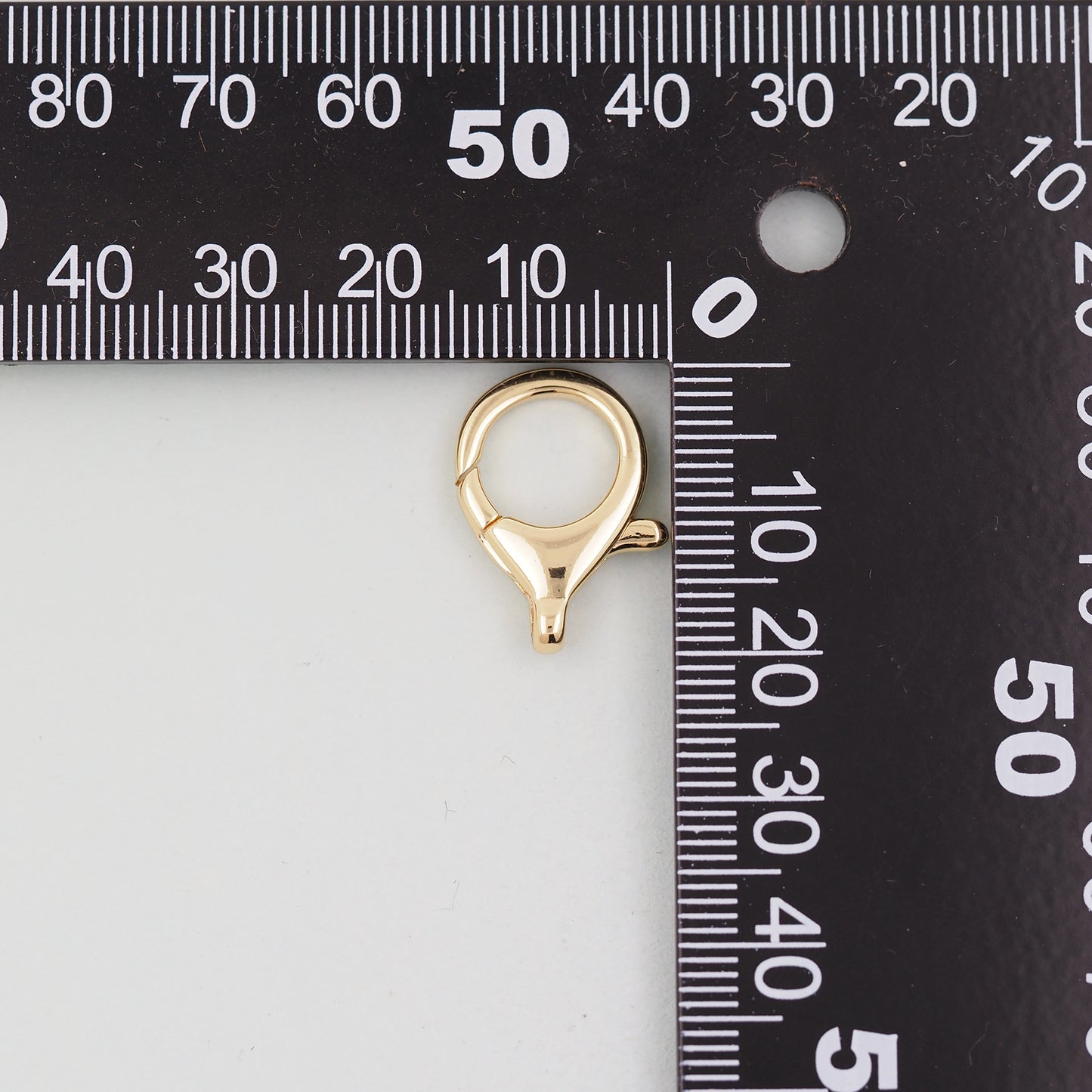 Gold Necklace Clasp,18K Gold Filled Lobster Clasp Gold Lobster Claw for DIY Jewelry Finding Necklace Bracelet