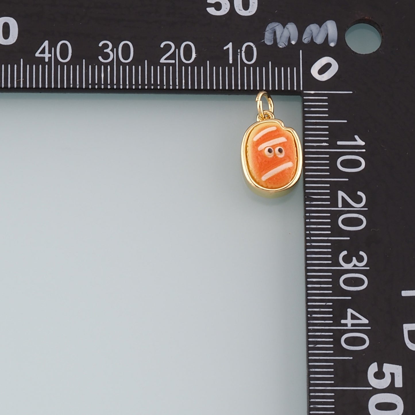 Gold Food Charms,18K Gold Filled Gourmet Food Pendant,Enamel Gourmet Food Charm Bracelet Necklace for DIY Jewelry Making Supply