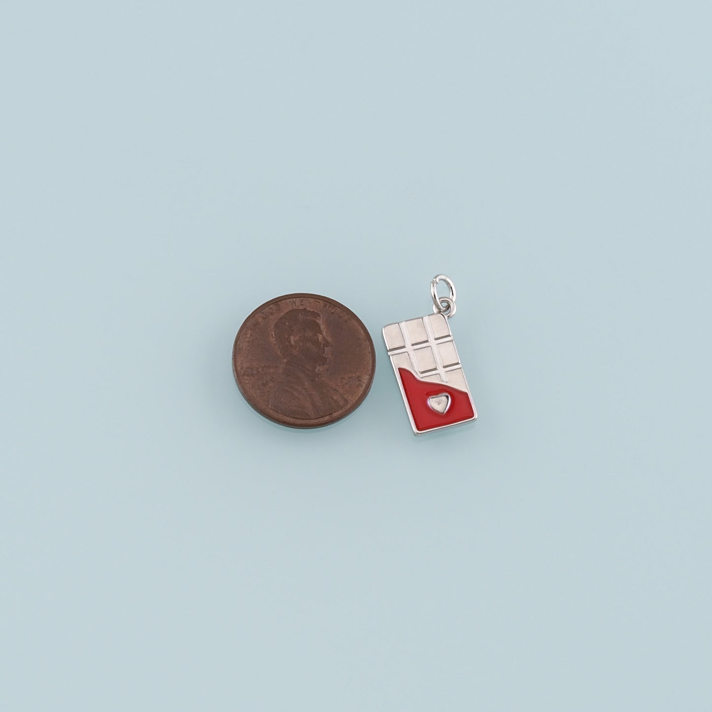 18K Gold Filled Chocolate Pendant,Enamel Chocolate Charm Bracelet Necklace for DIY Jewelry Making Supply