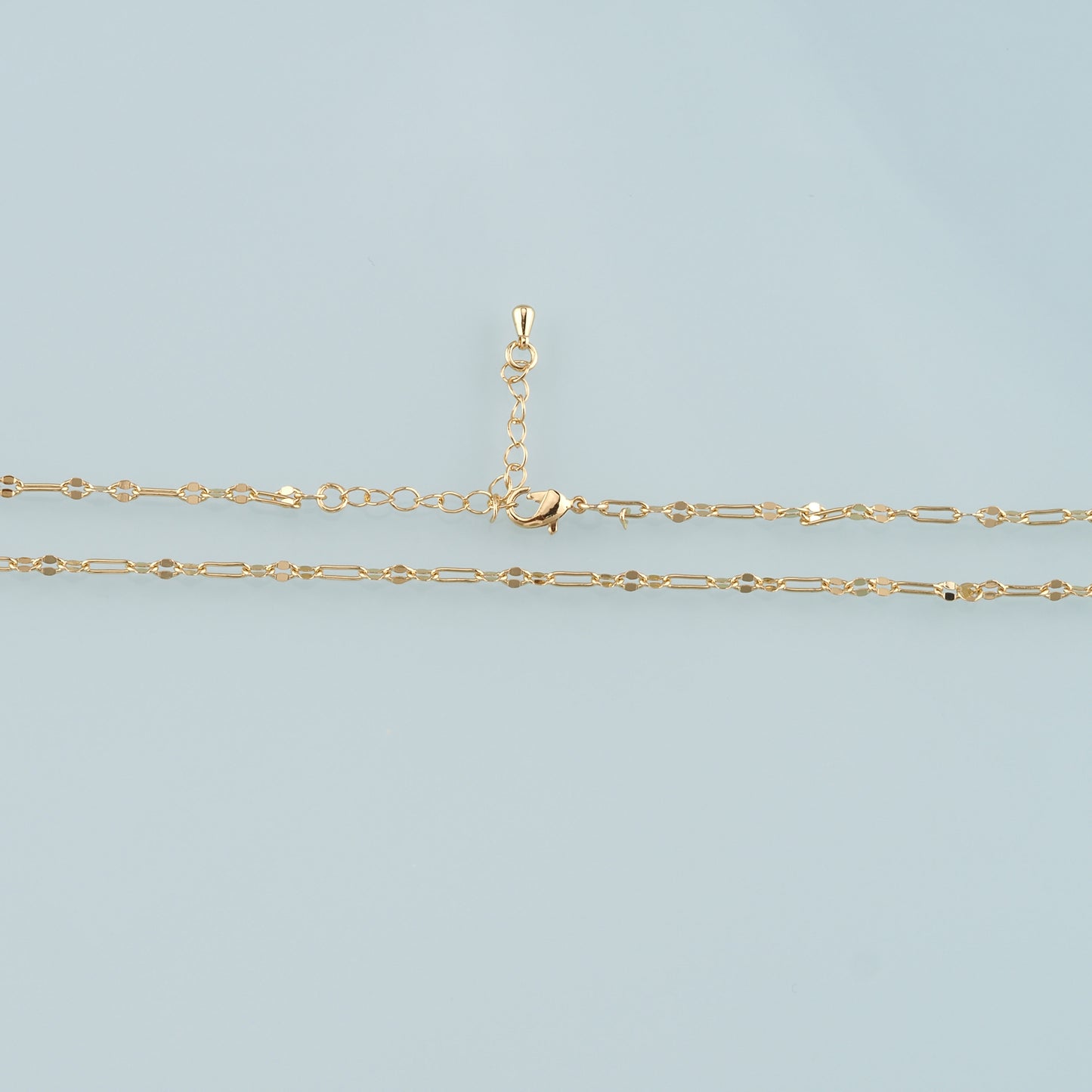 Gold Oval Chain,18K Gold Filled Oval for Necklace Bracelet DIY Jewelry Making Supply