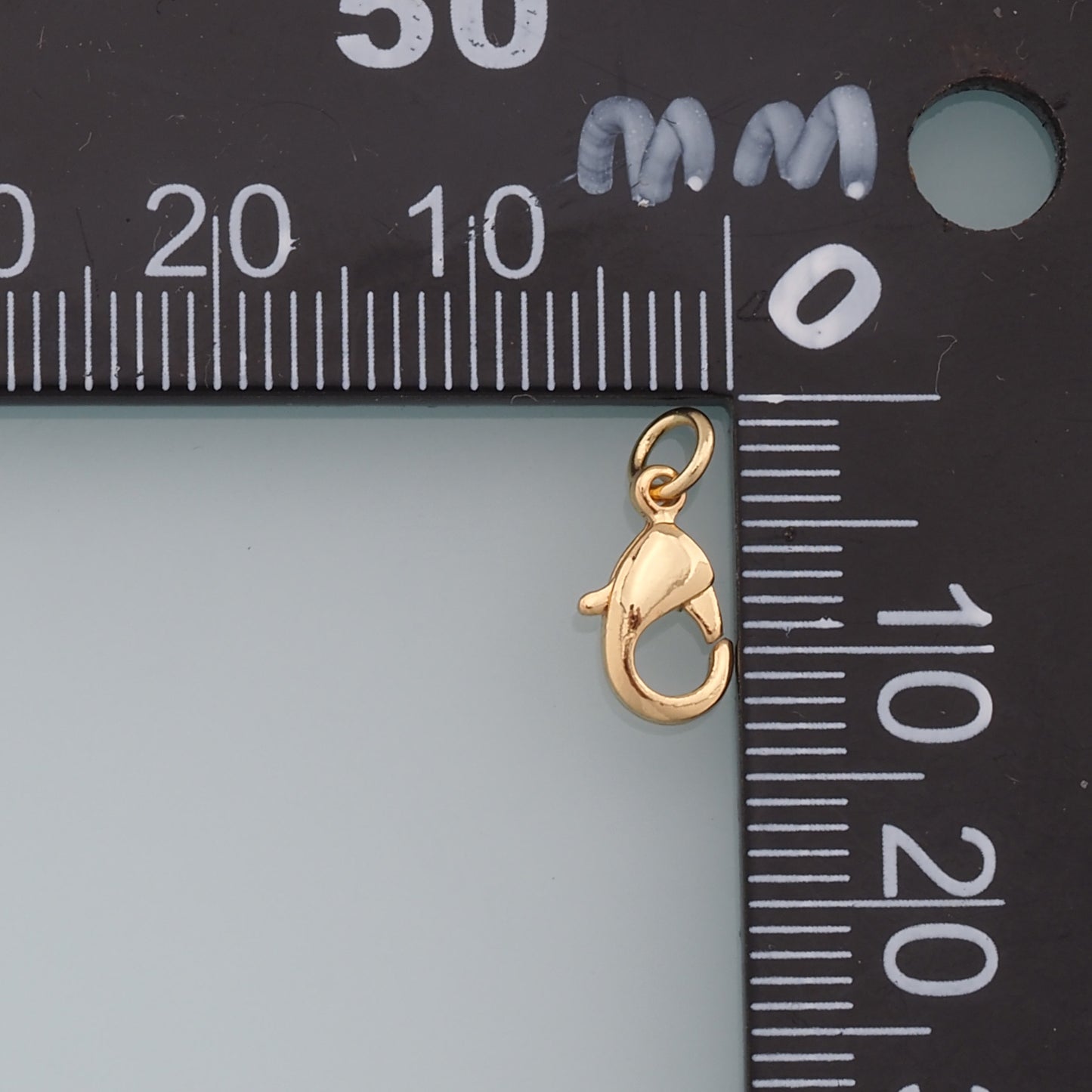 Gold Clasp,18K Gold Filled Lobster Clasp Gold Lobster Claw for DIY Jewelry Finding Necklace Bracelet