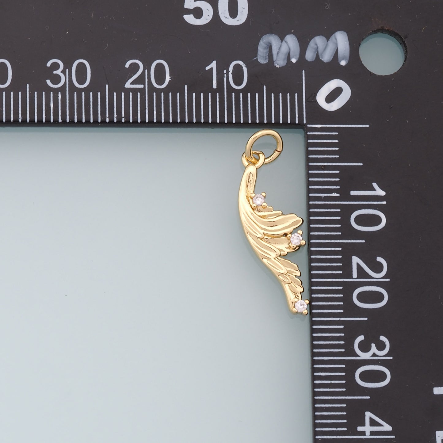 Gold Wings Charms,18K Gold Filled Wings Pendant,Angel Wings Charm Bracelet Necklace for DIY Jewelry Making Supply