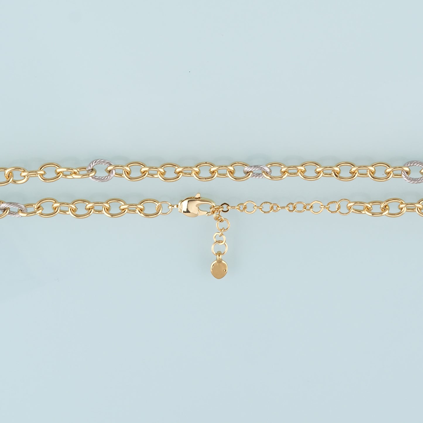 Gold Oval Chain,18K Gold Filled Paper Clip for Necklace Bracelet DIY Jewelry Making Supply