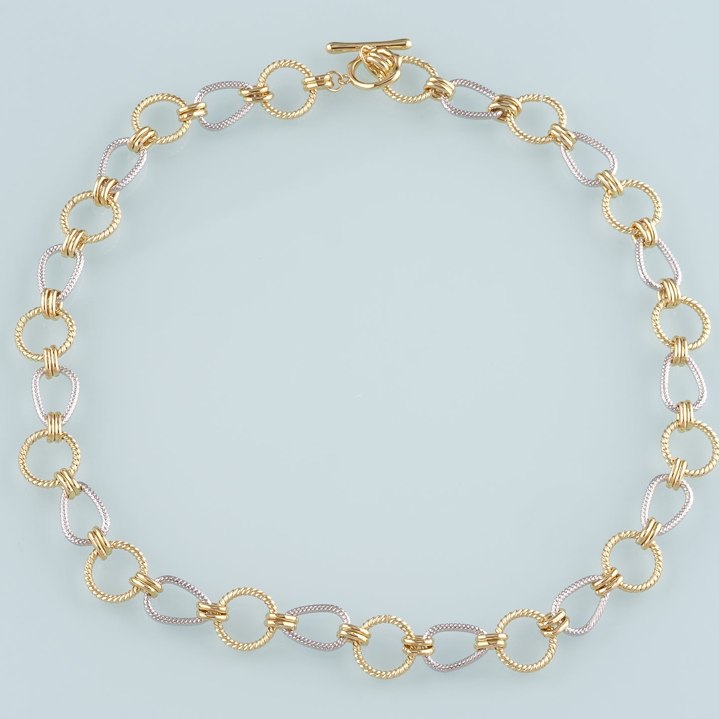Gold Oval Chain,18K Gold Filled Twist for Necklace Bracelet DIY Jewelry Making Supply