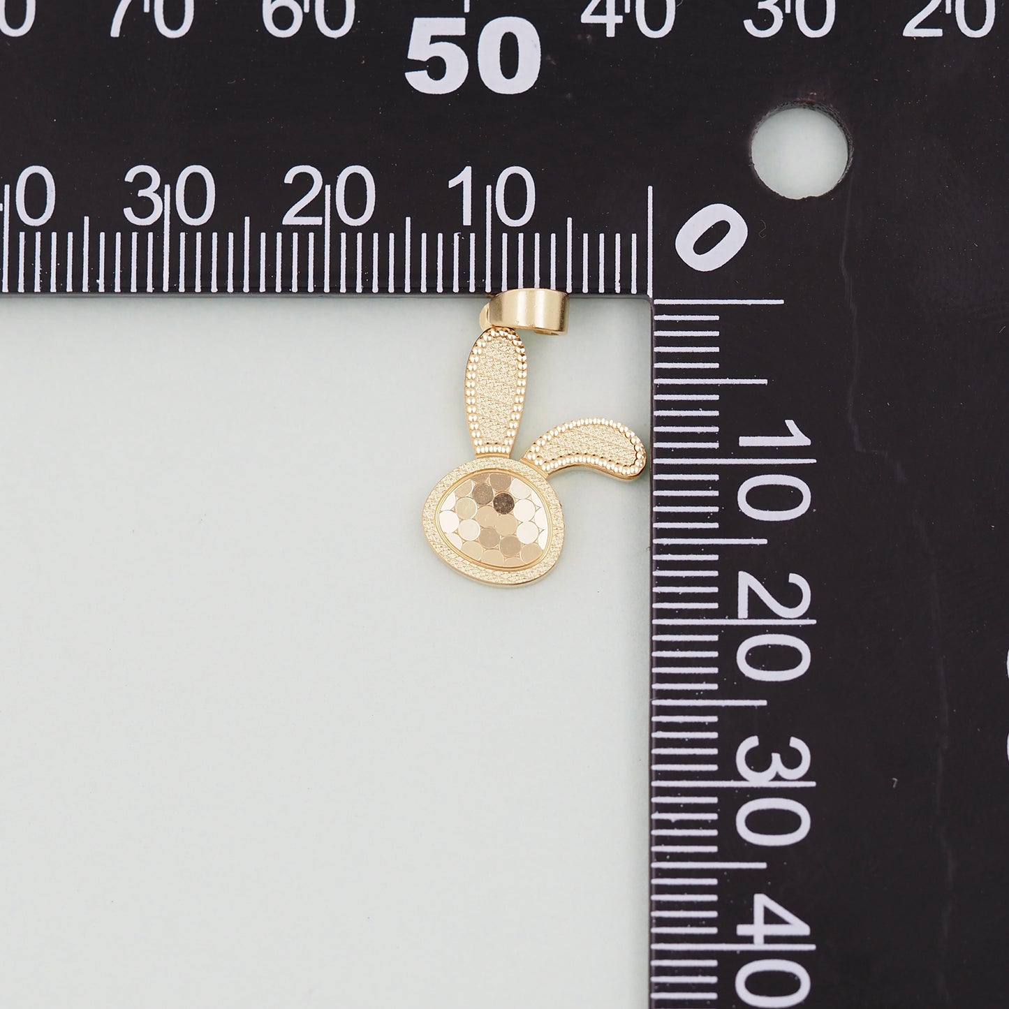Gold rabbit Charms,18K Gold Filled rabbit Pendant,Stainless steel rabbit Charm Bracelet Necklace for DIY Jewelry Making Supply