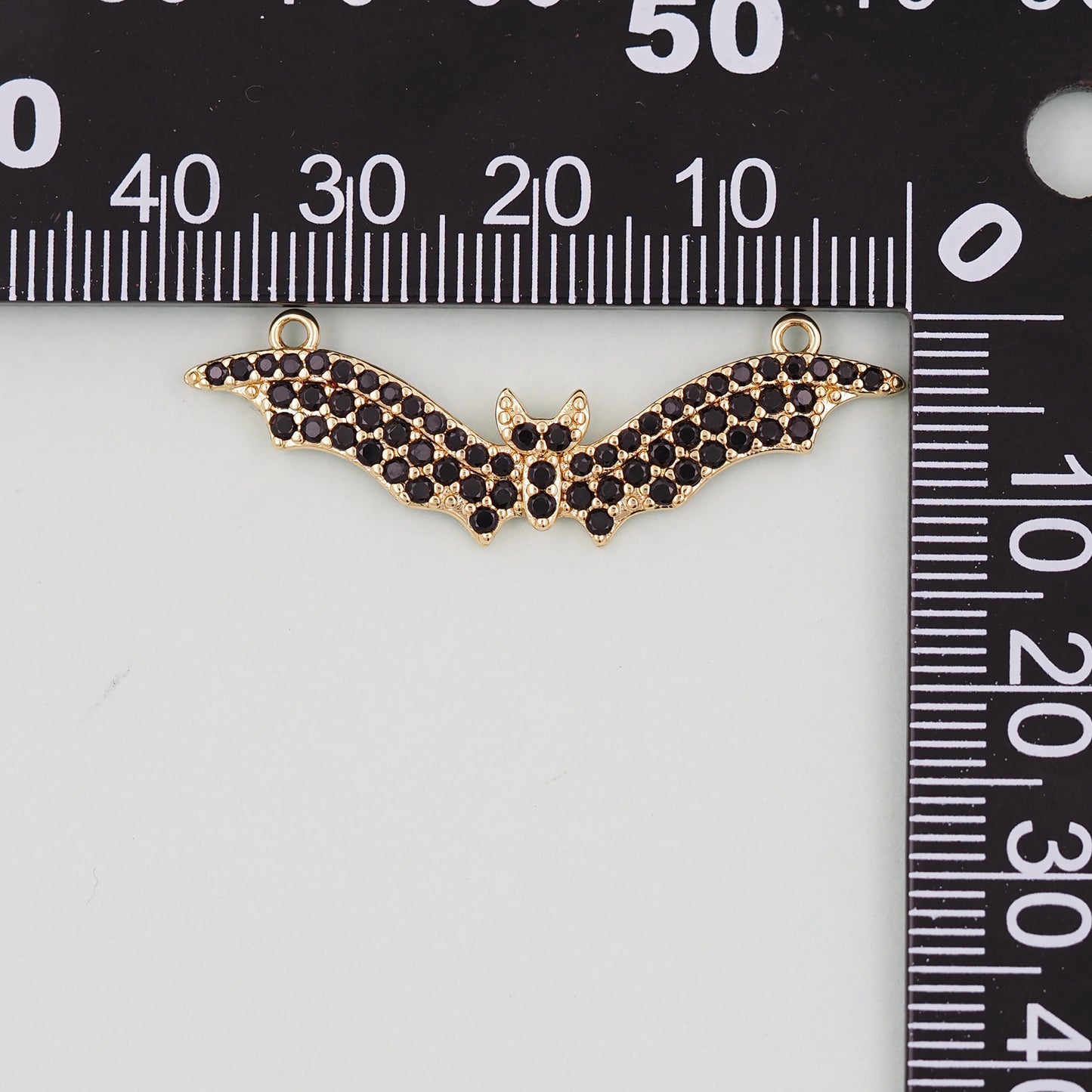 Gold bat Charms,18K Gold Filled bat Pendant,bat Charm Bracelet Necklace for DIY Jewelry Making Supply