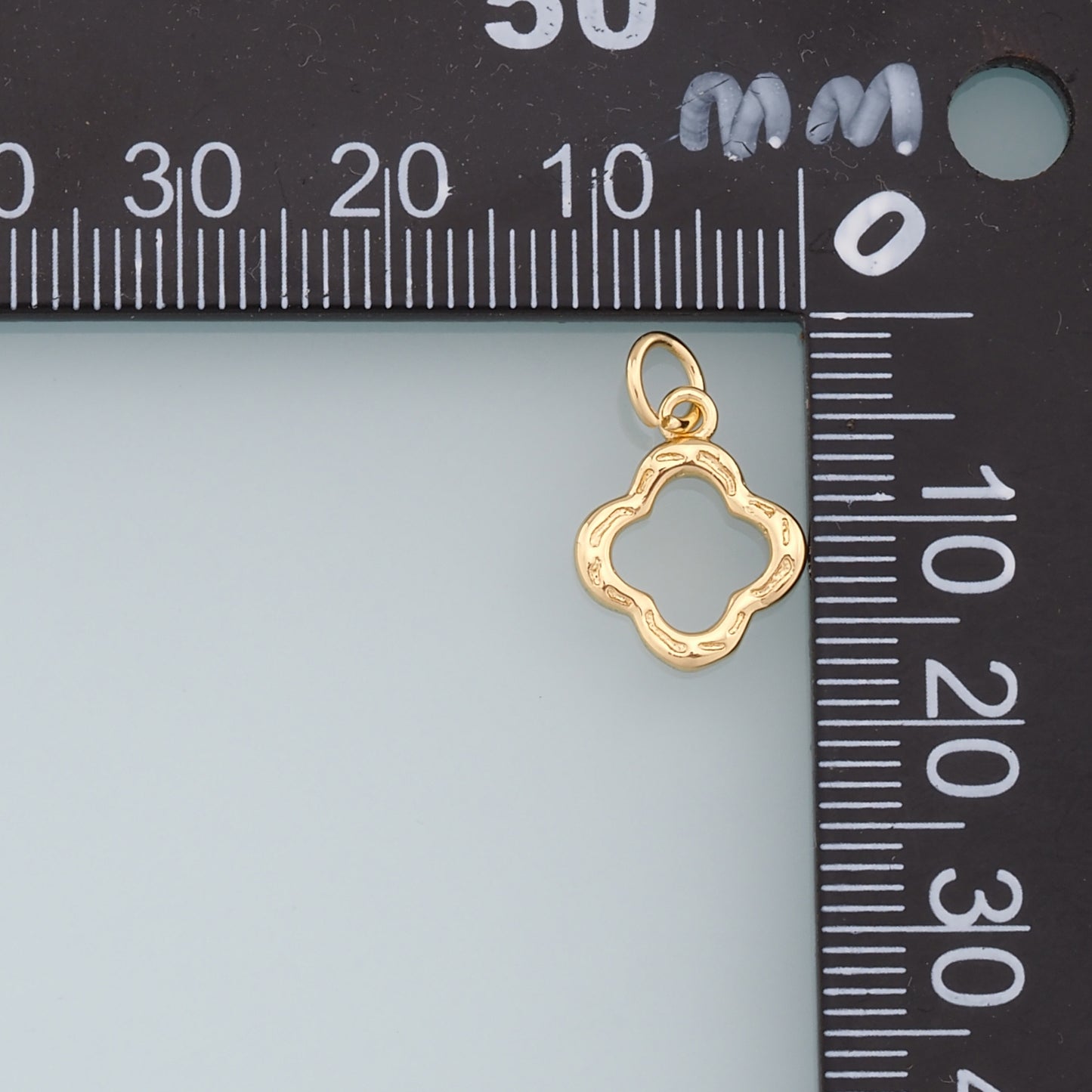 18K Gold Filled Flowers Pendant,Flowers Charm Bracelet Necklace for DIY Jewelry Making Supply