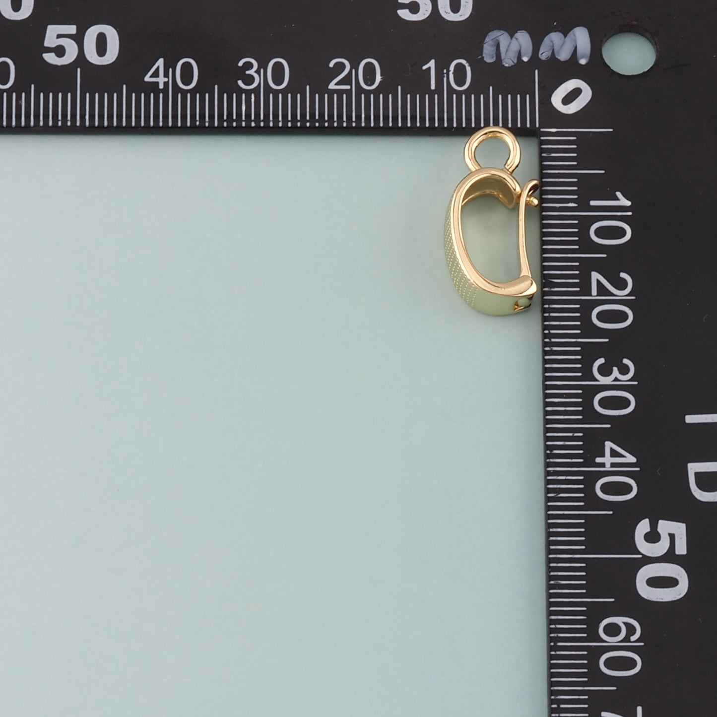 18K Gold Filled Oval Carabiner Clasp,Carabiner Lock Connector for DIY Jewelry Clasp Finding Necklace Bracelet