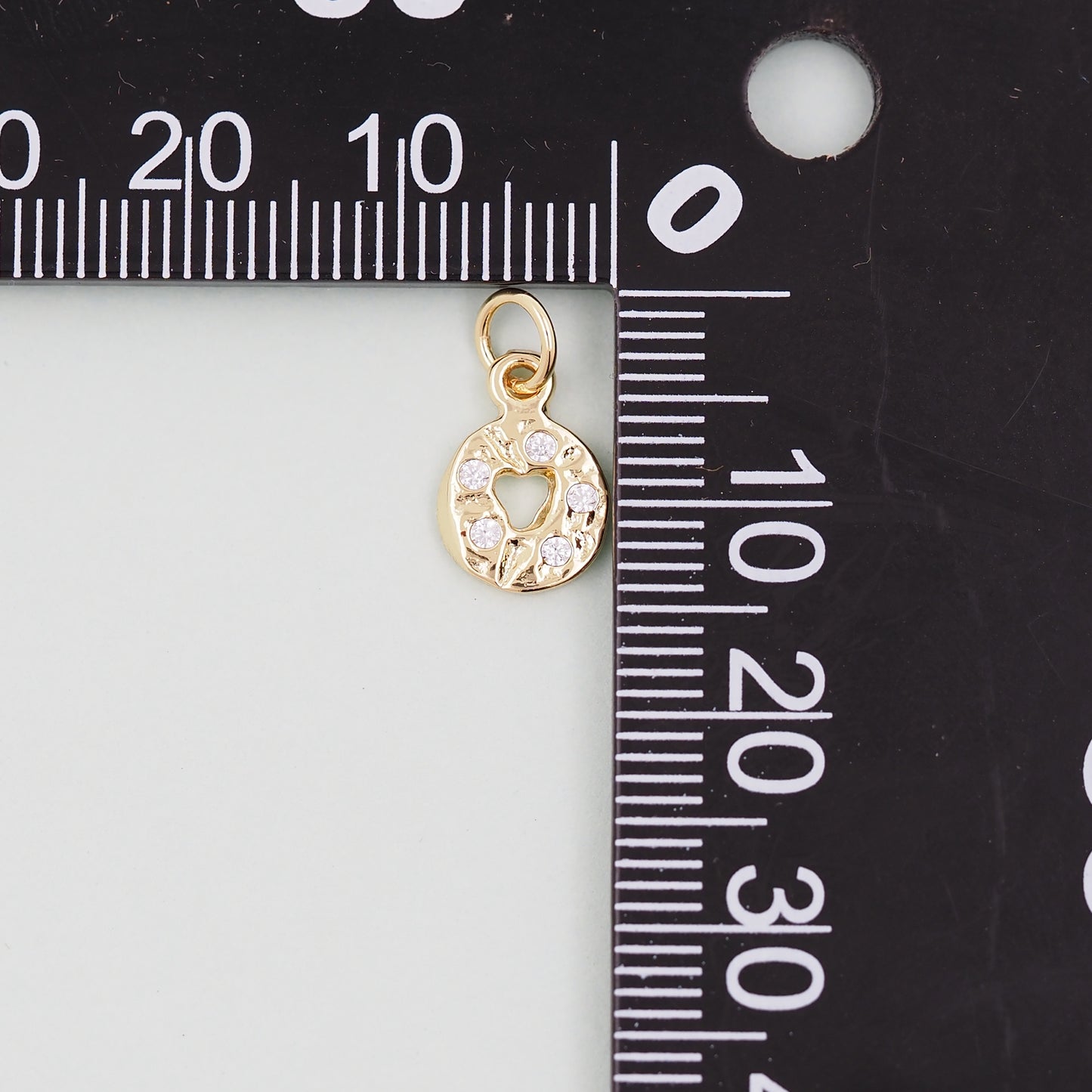 Gold Geometry Charms,18K Gold Filled Oval Pendant,geometry Charm Bracelet Necklace for DIY Jewelry Making Supply