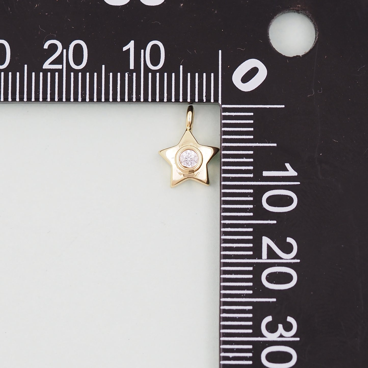 Gold Star Charms,18K Gold Filled CZ Micro Pave Star Pendant,Star Charm Bracelet Necklace for DIY Jewelry Making Supply