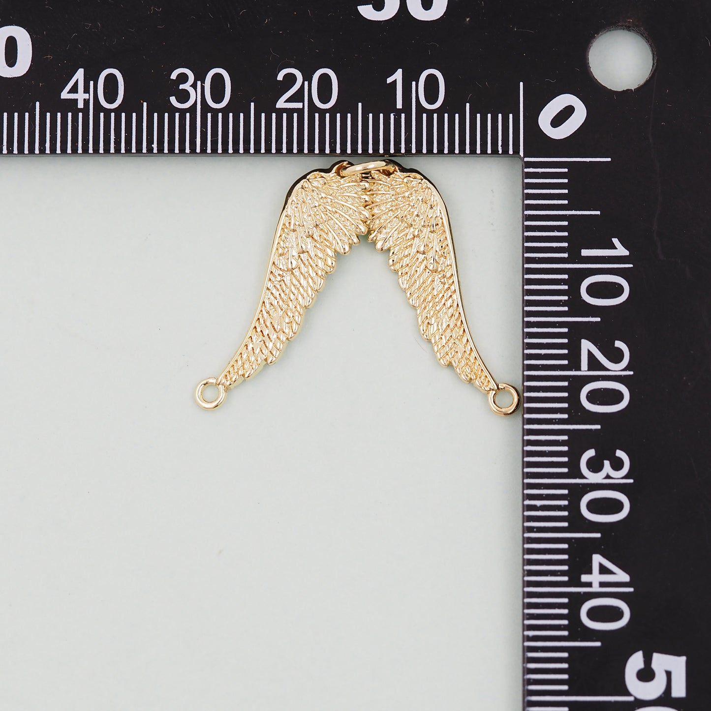 Gold Wings Charms,18K Gold Filled Wings Pendant,angel wings Charm Bracelet Necklace for DIY Jewelry Making Supply