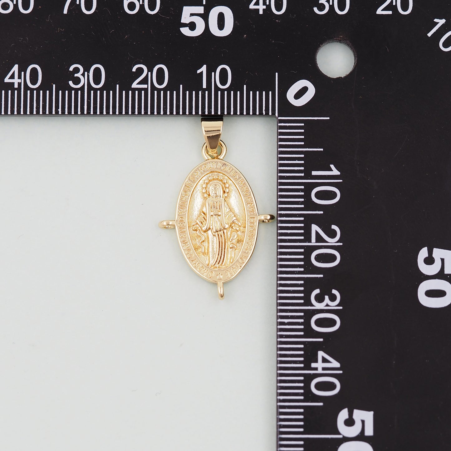 Gold virgin mary Charms,18K Gold Filled virgin mary Pendant,virgin mary Charm Bracelet Necklace for DIY Jewelry Making Supply