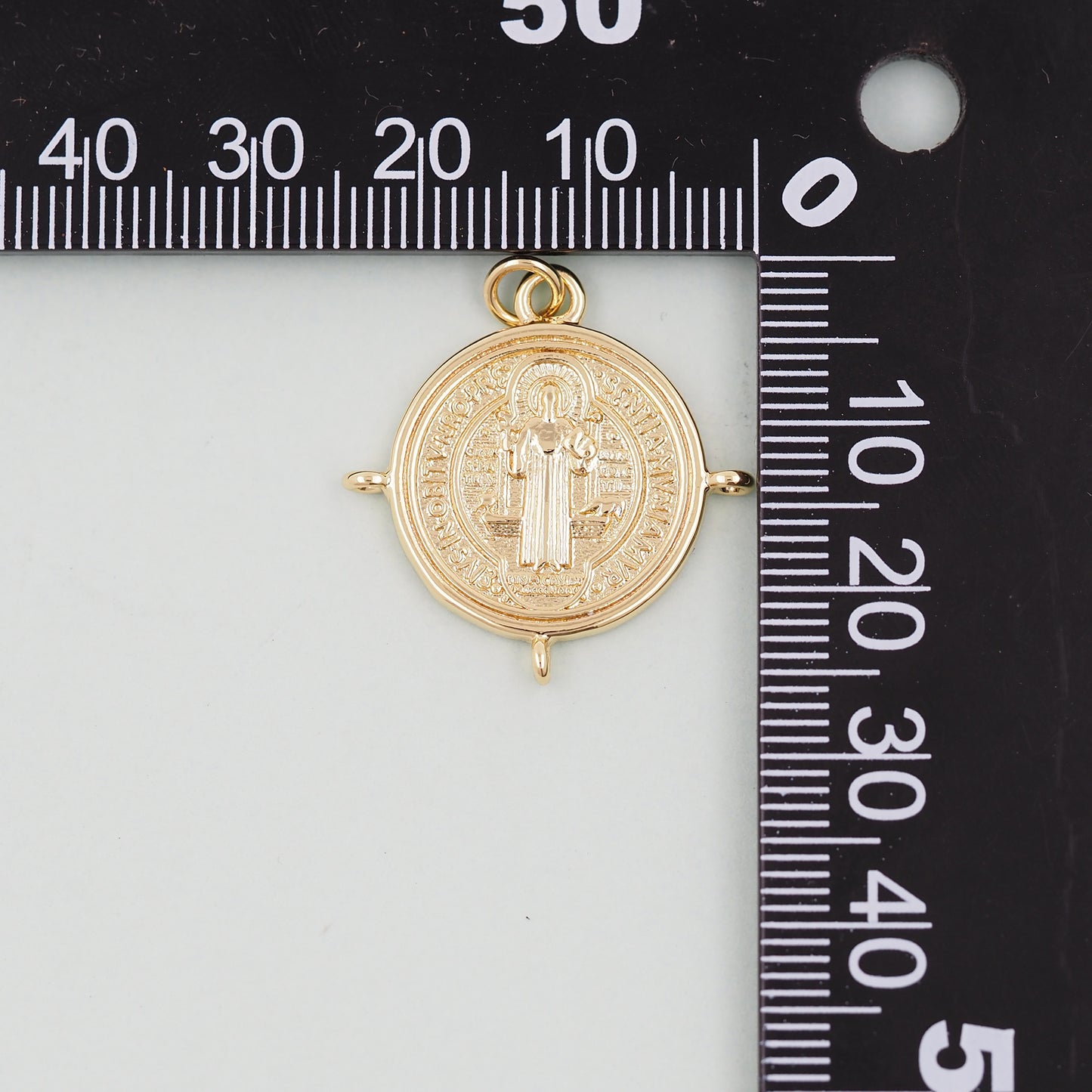 Gold Jesus Charms,18K Gold Filled Jesus Pendant,Religious Protect Charm Bracelet Necklace for DIY Jewelry Making Supply