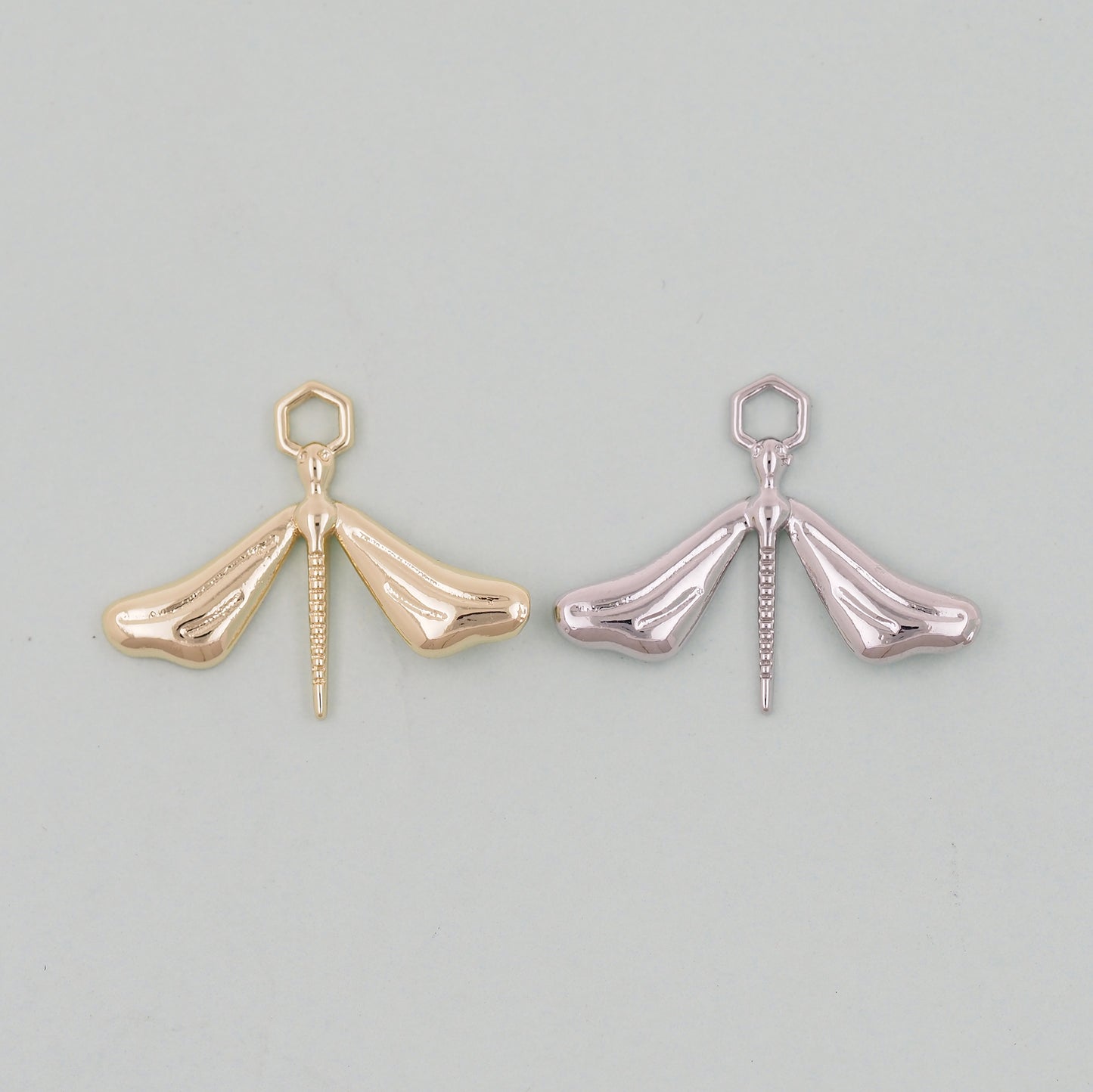 Gold Dragonfly Charms,18K Gold Filled Dragonfly Pendant,Silver Dragonfly Charm Bracelet Necklace for DIY Jewelry Making Supply