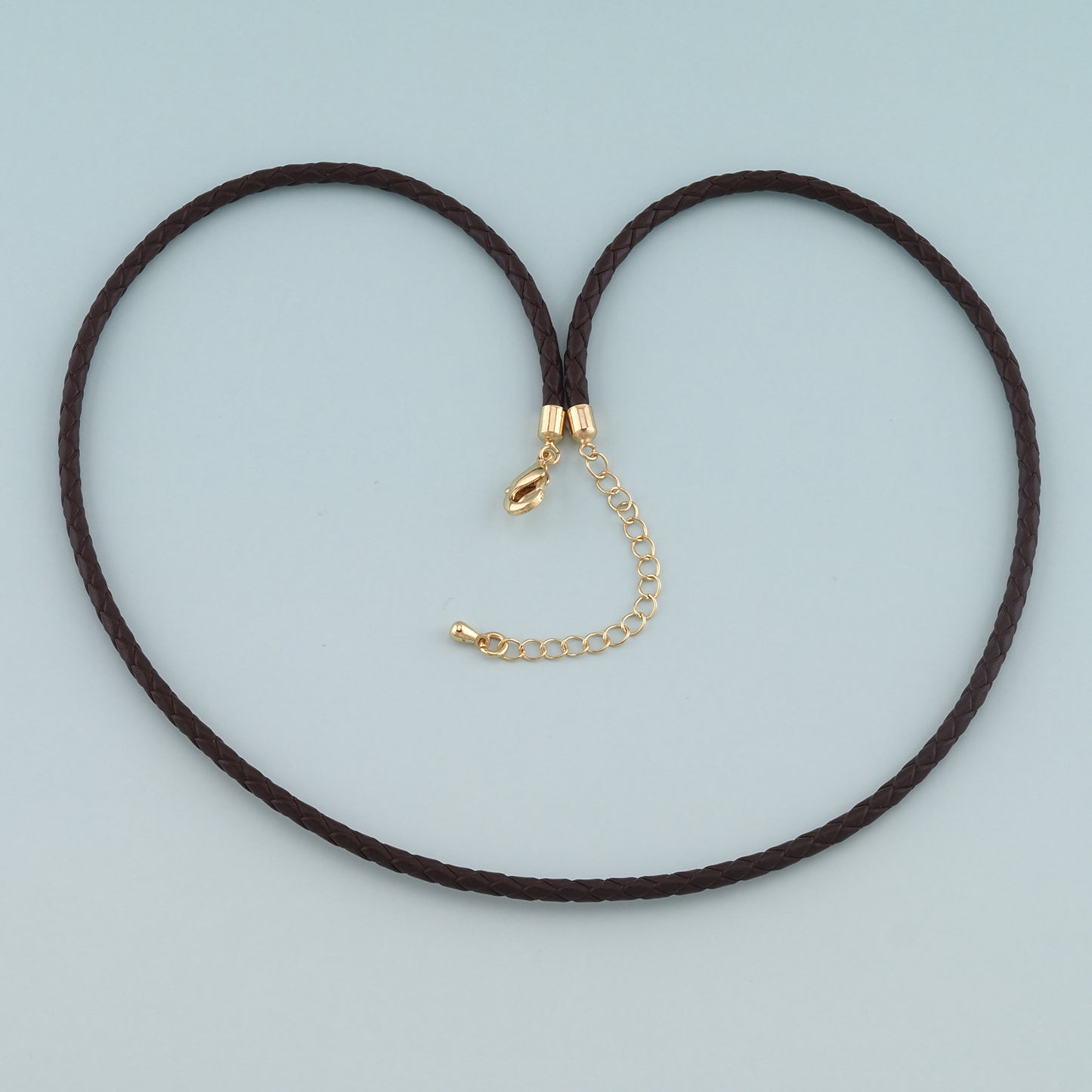 18k Gold Filled Leather Necklace Bracelet for DIY Jewelry Making Supply