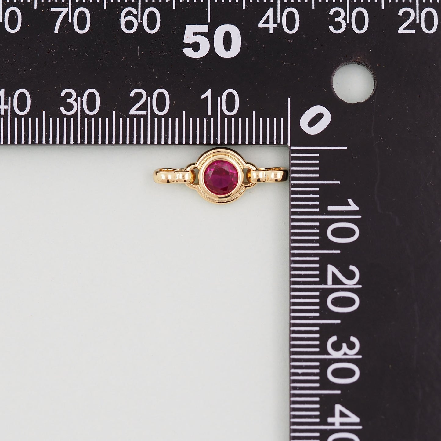 Gold Round Connector Charms,18K Gold Filled Round Pendant,Round Charm Bracelet Necklace for DIY Jewelry Making Supply