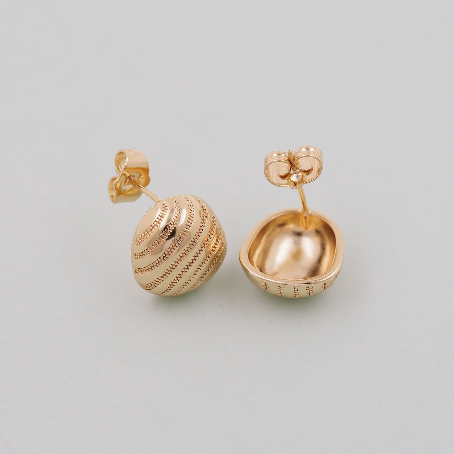 1pair 18K Gold Filled Thick Hoops Earrings,Gold Earrings,Dainty Hoops Huggie,Gold Huggies Hoop Earrings