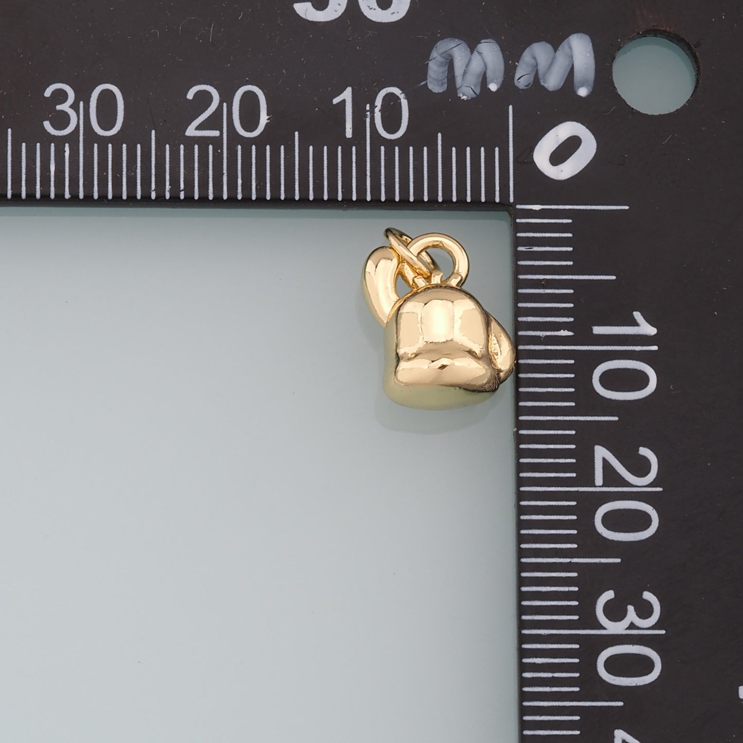 Gold Kettle Charms,18K Gold Filled Kettle Pendant,Dainty Kettle Charm Bracelet Necklace for DIY Jewelry Making Supply