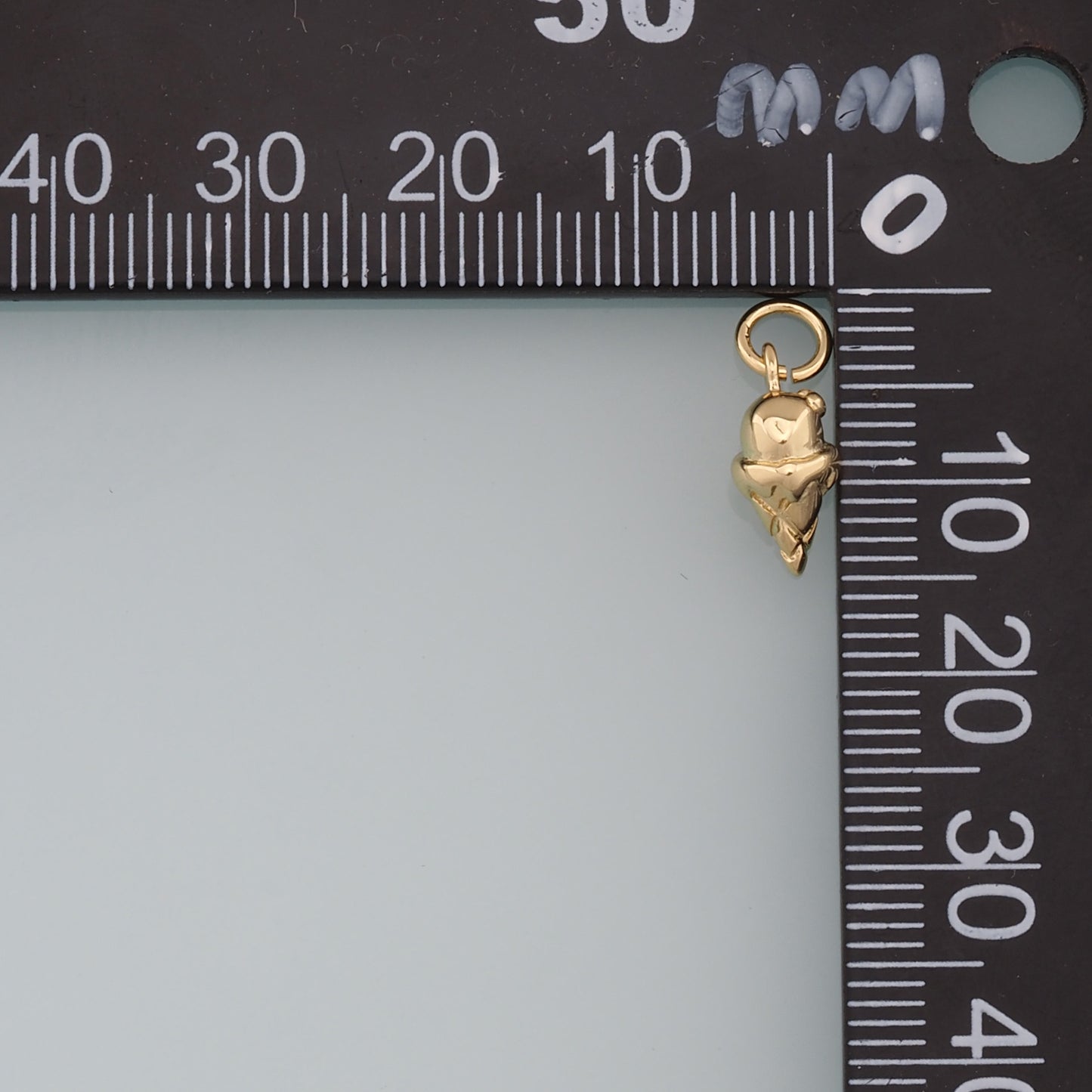 Gold Ice Cream Charms,18K Gold Filled Ice Cream Pendant,cute Ice Cream Charm Bracelet Necklace for DIY Jewelry Making Supply