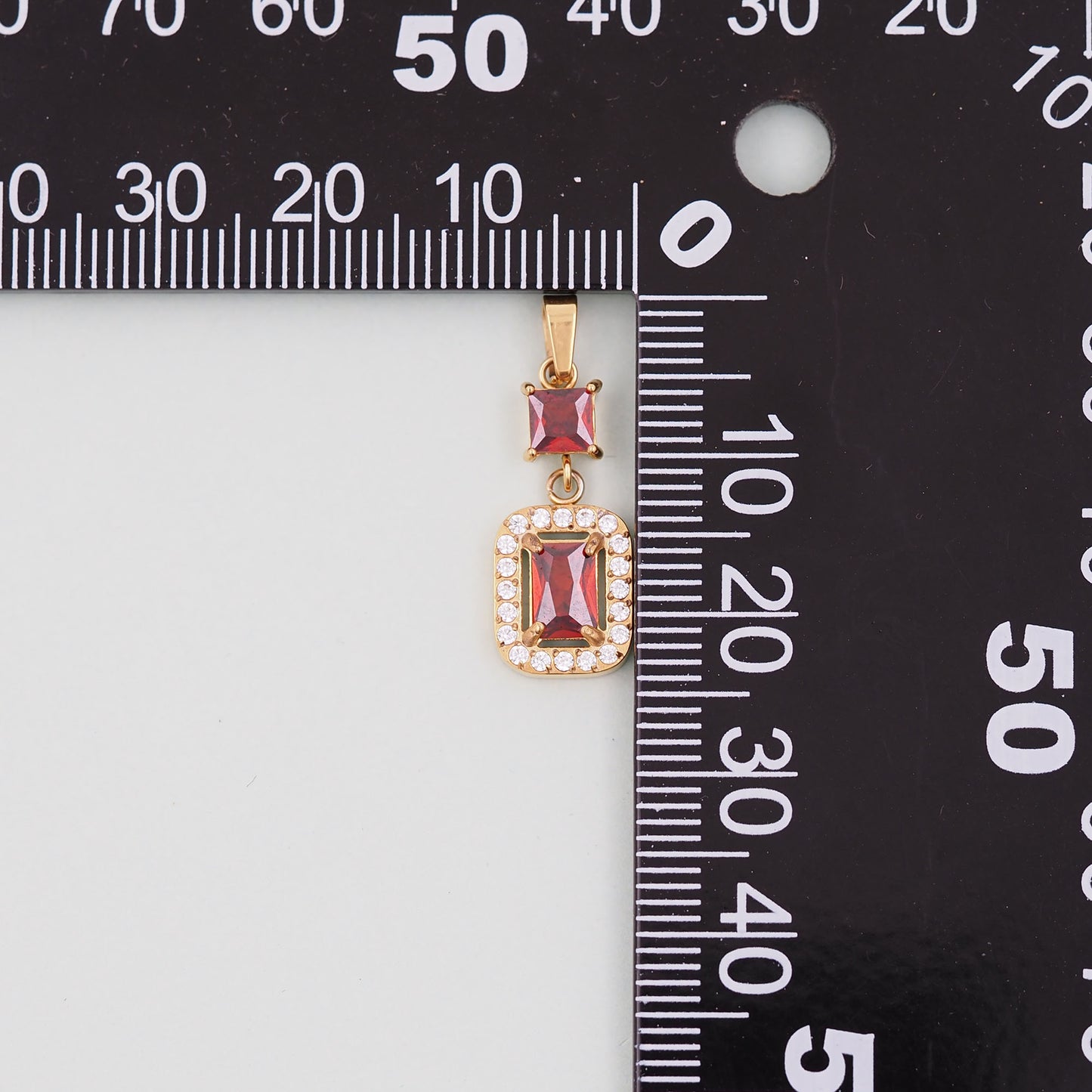 Gold rectangle Charms,18K Gold Filled rectangle Pendant,Stainless steel rectangle Charm Bracelet Necklace for DIY Jewelry Making Supply