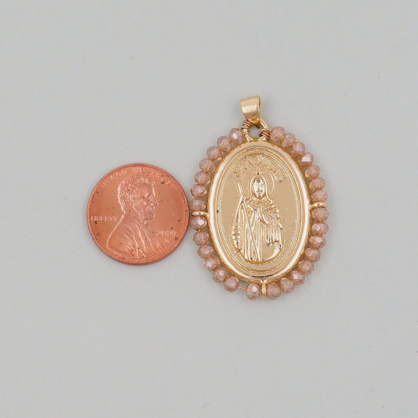 Gold Jesus Carms,18K Gold Filled crystal Jesus Pendant,Jesus Charm Bracelet Necklace for DIY Jewelry Making Supply