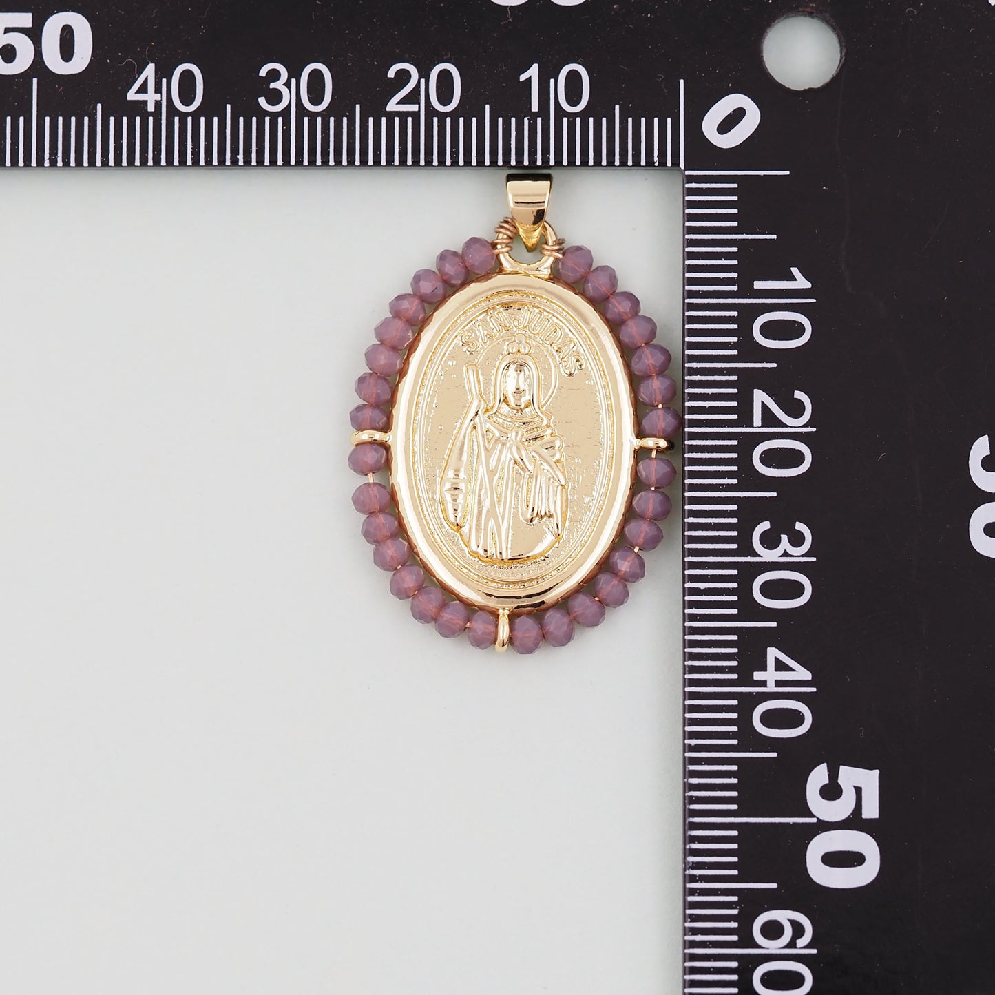 Gold Jesus Carms,18K Gold Filled crystal Jesus Pendant,Jesus Charm Bracelet Necklace for DIY Jewelry Making Supply