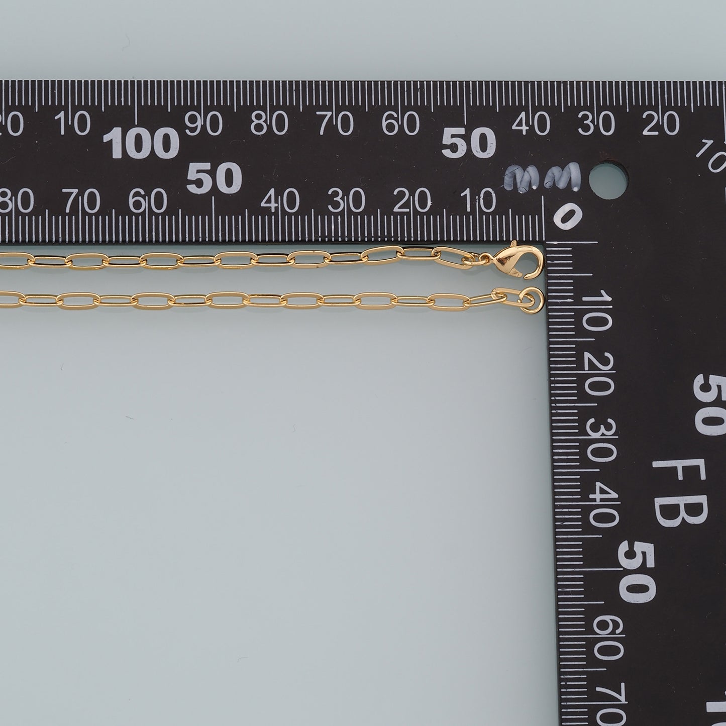 Gold Oval Chain,18K Gold Filled Oval for Necklace Bracelet DIY Jewelry Making Supply 18+2inch