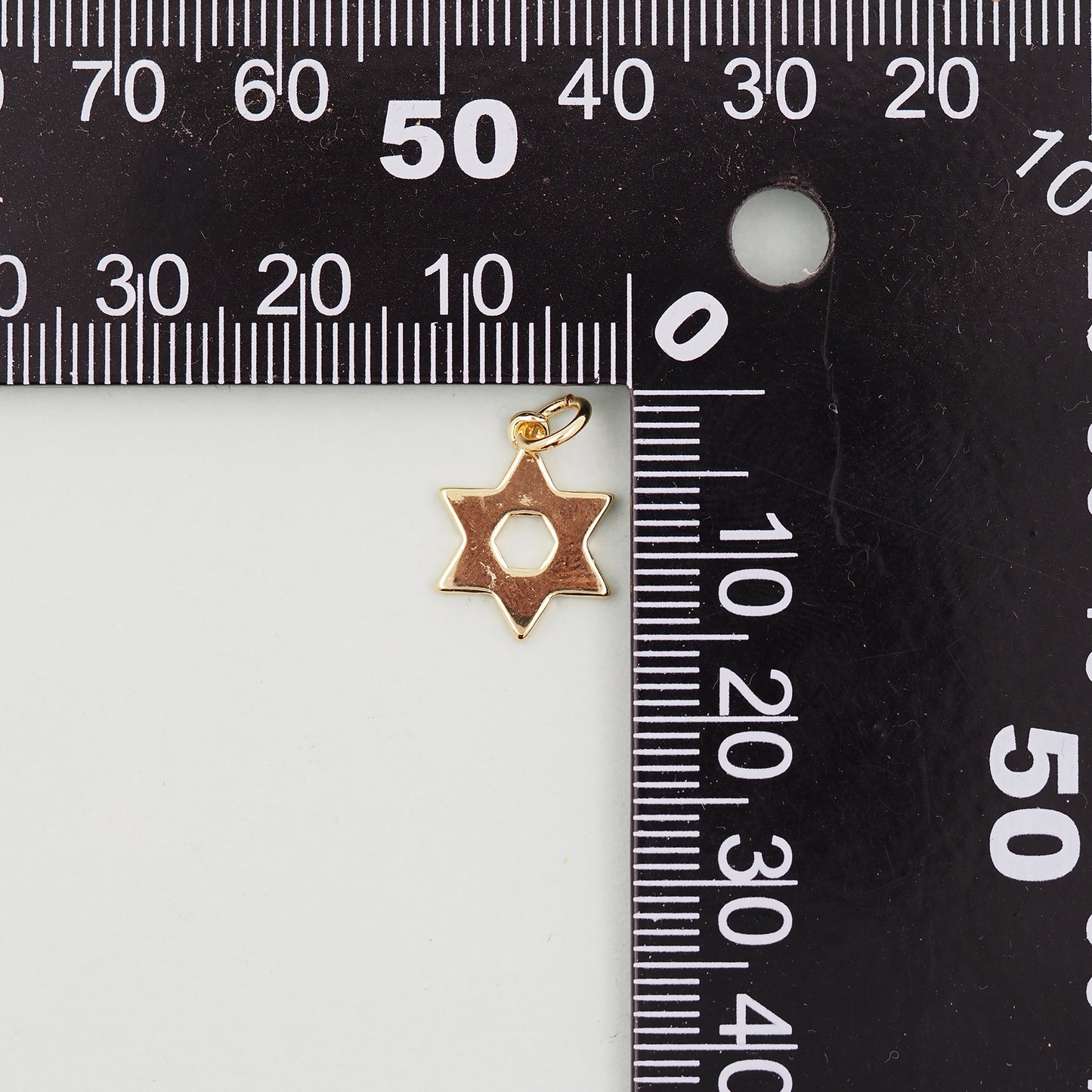 Gold Star of David Pendant,18K Gold Filled Star of David,Silver Star of David Bracelet Necklace for DIY Jewelry Making Supply