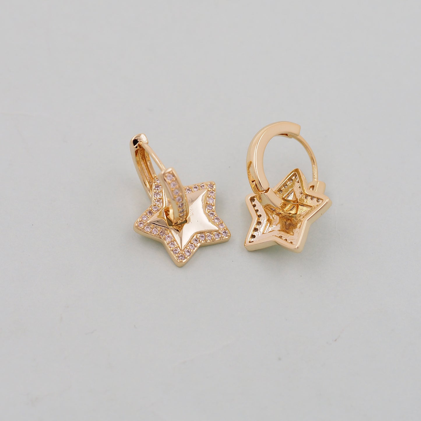 1pair 18K Gold Filled Star Earrings,Gold Earrings,Dainty Earrings