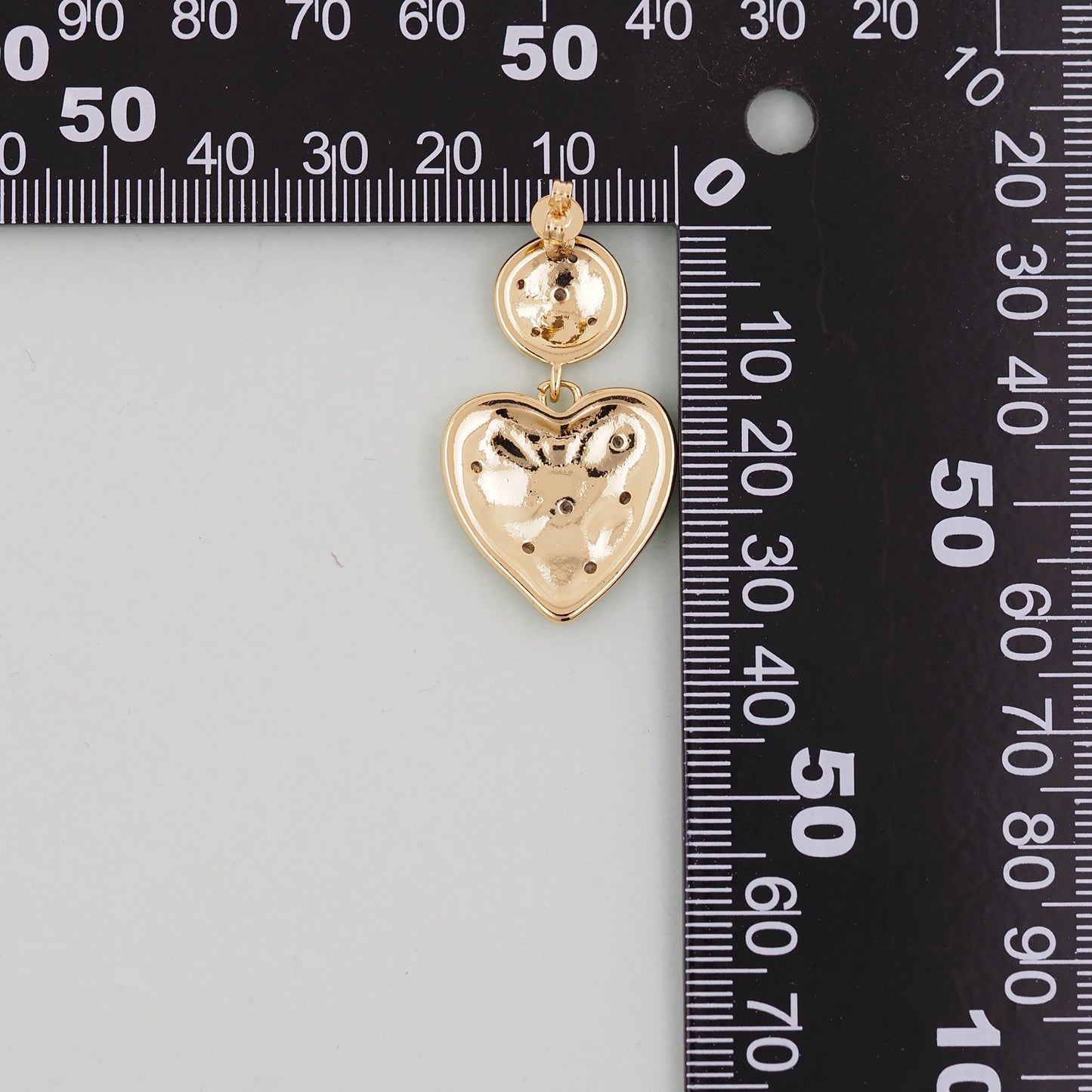 1pair 18K Gold Filled Heart Earrings,Gold Earrings,Dainty Earrings