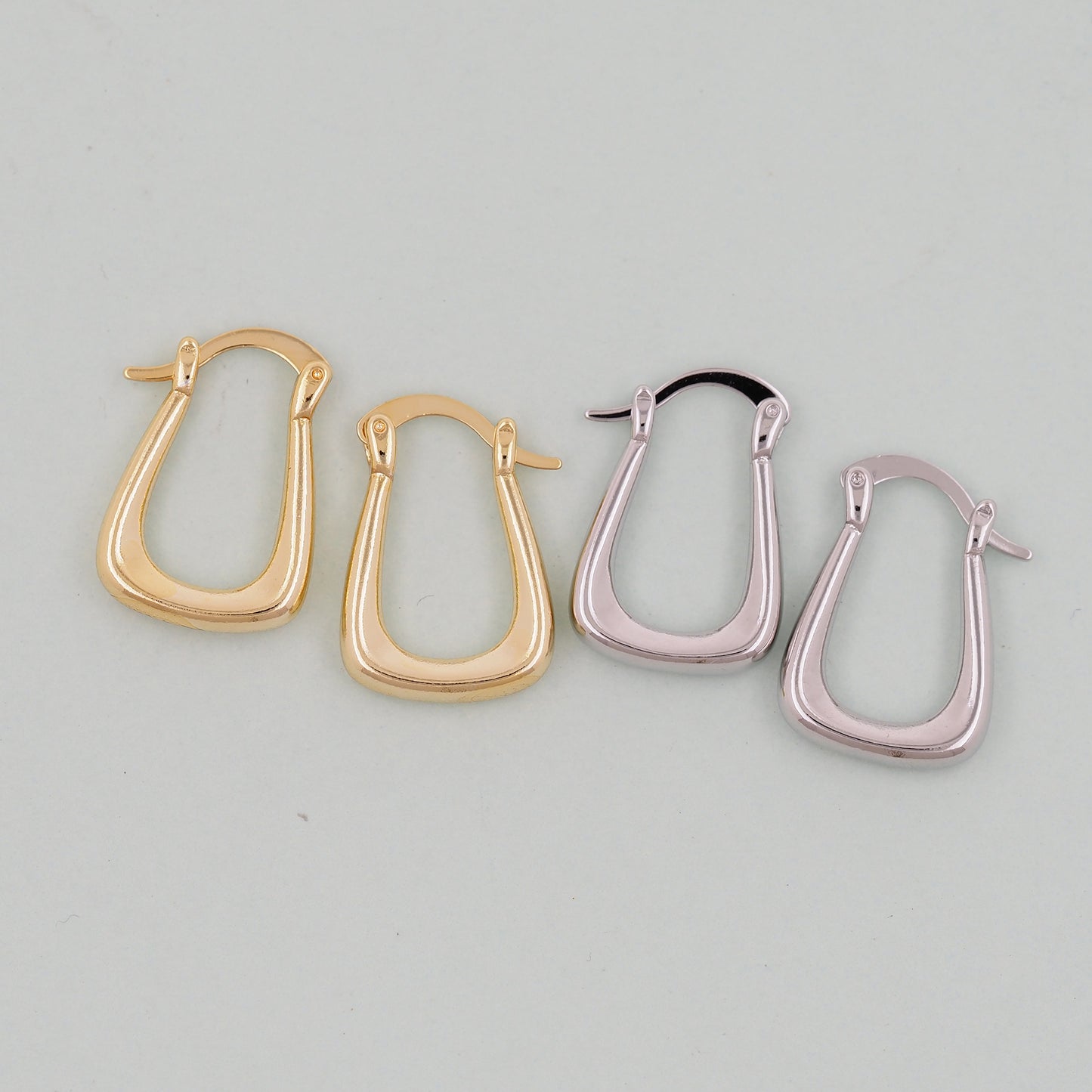 1pair 14K Gold Filled Thick Hoops Earrings,Gold Earrings,Dainty Hoops Huggie,Gold Huggies Hoop Earrings