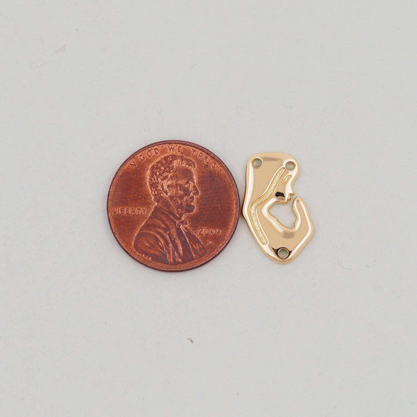 Gold Pray virgin mary Charms,18K Gold Filled pray Our Lady Pendant Bracelet Necklace for DIY Jewelry Making Supply